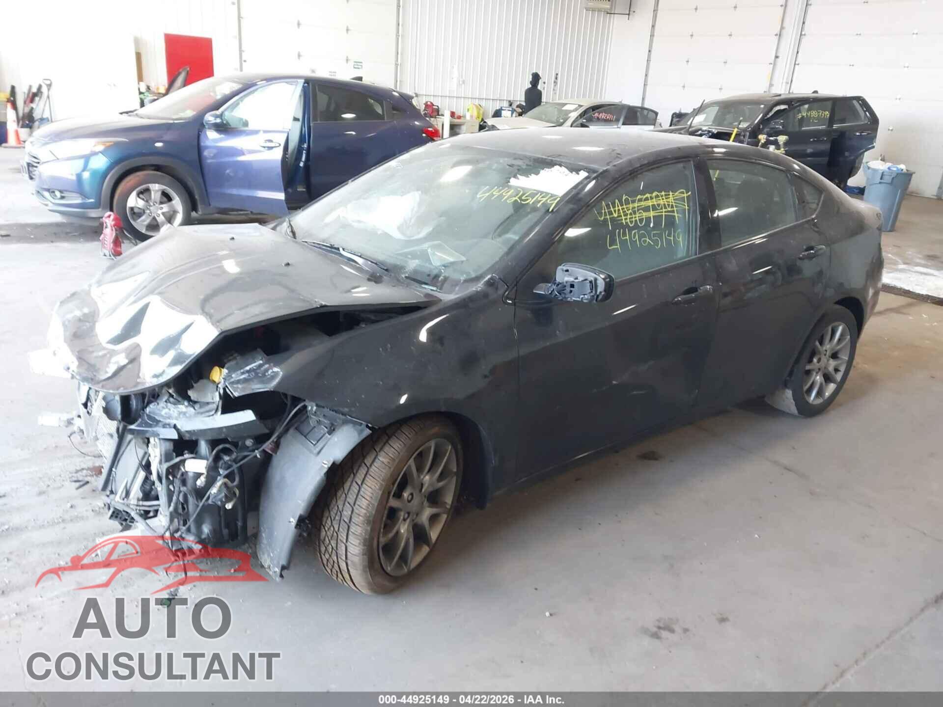 DODGE DART 2015 - 1C3CDFBB6FD238363