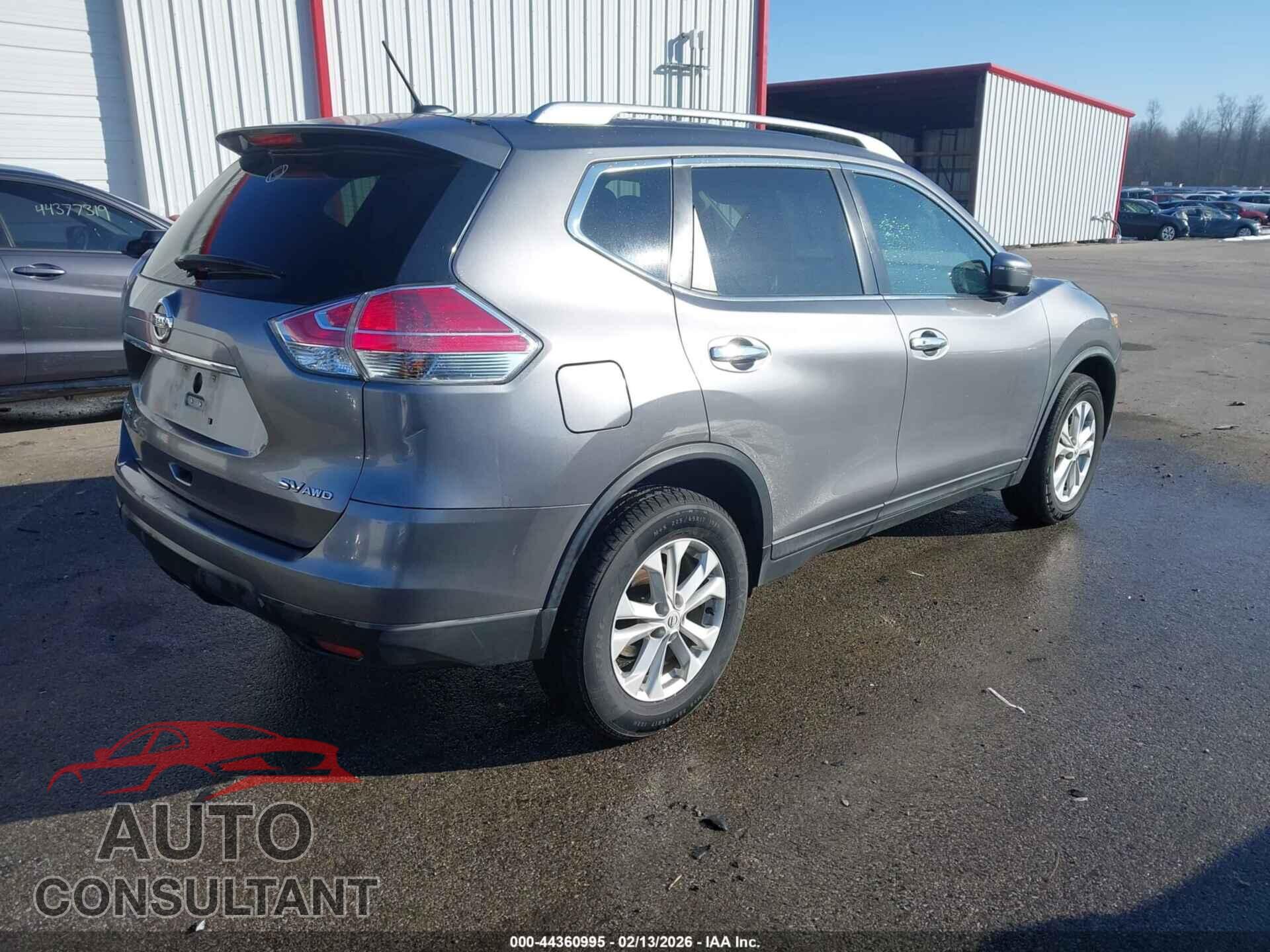 NISSAN ROGUE 2016 - KNMAT2MV1GP730286