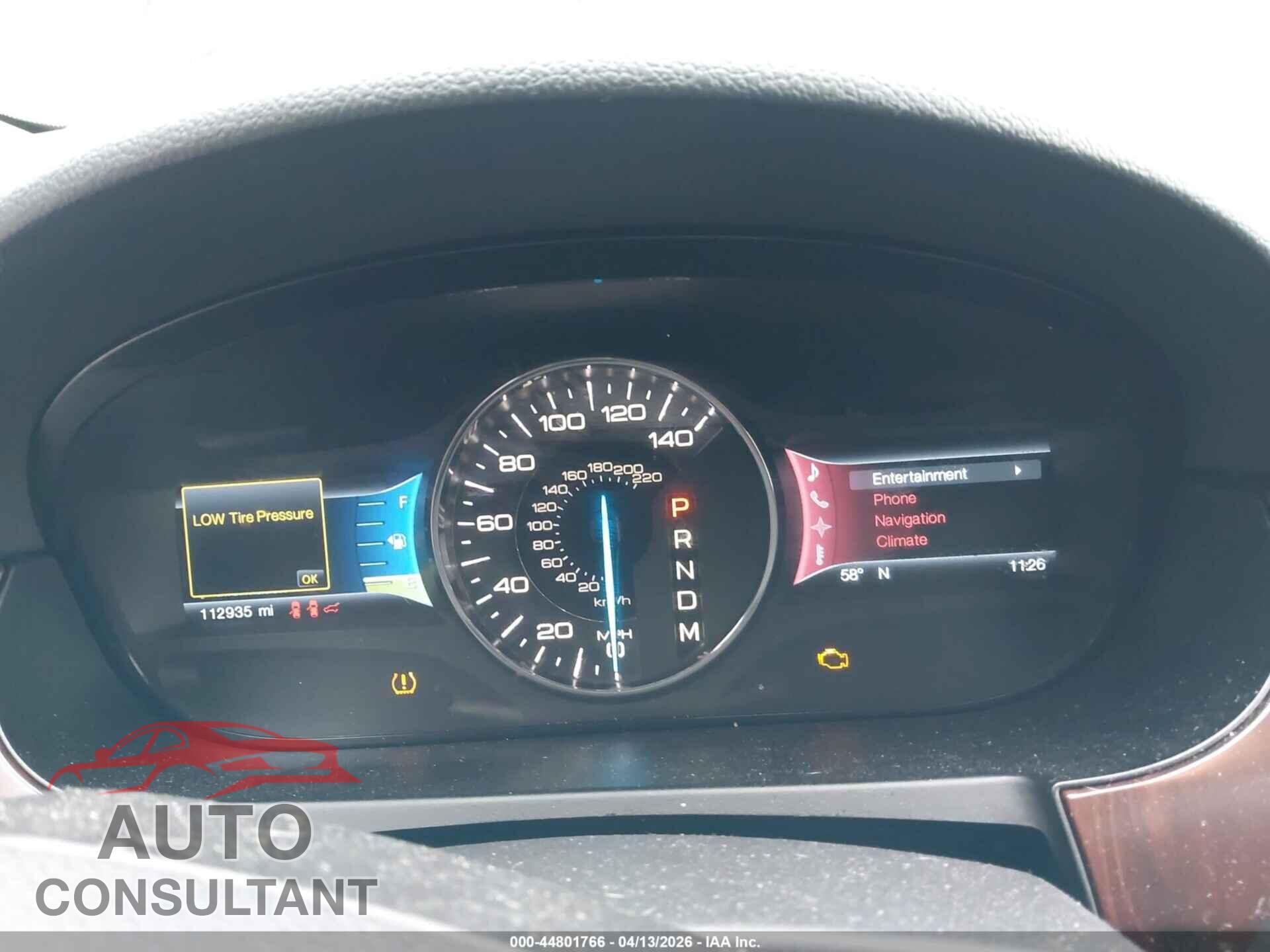 FORD EDGE 2012 - 2FMDK4KC1CBA35882