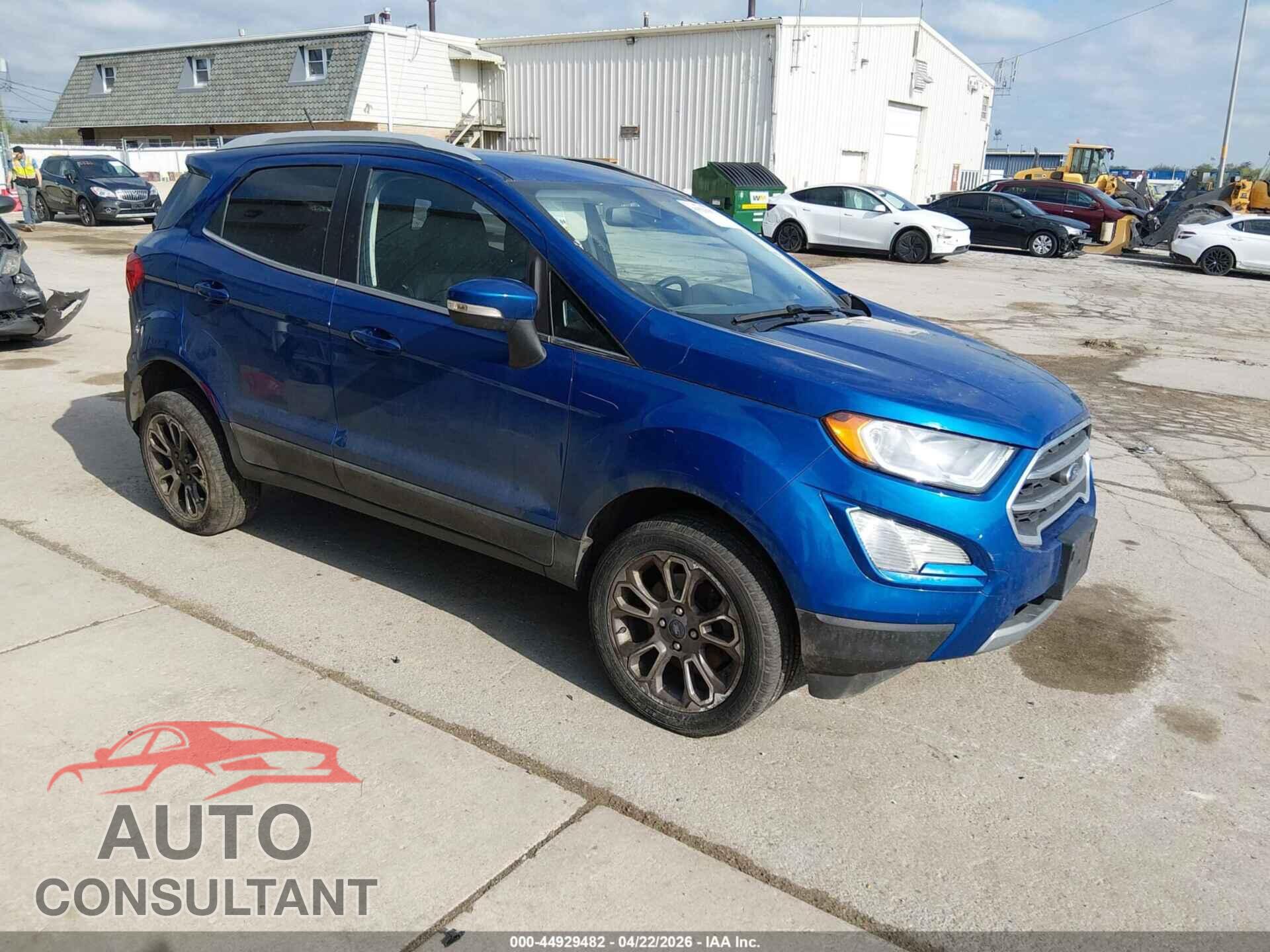 FORD ECOSPORT 2021 - MAJ6S3KL5MC403401