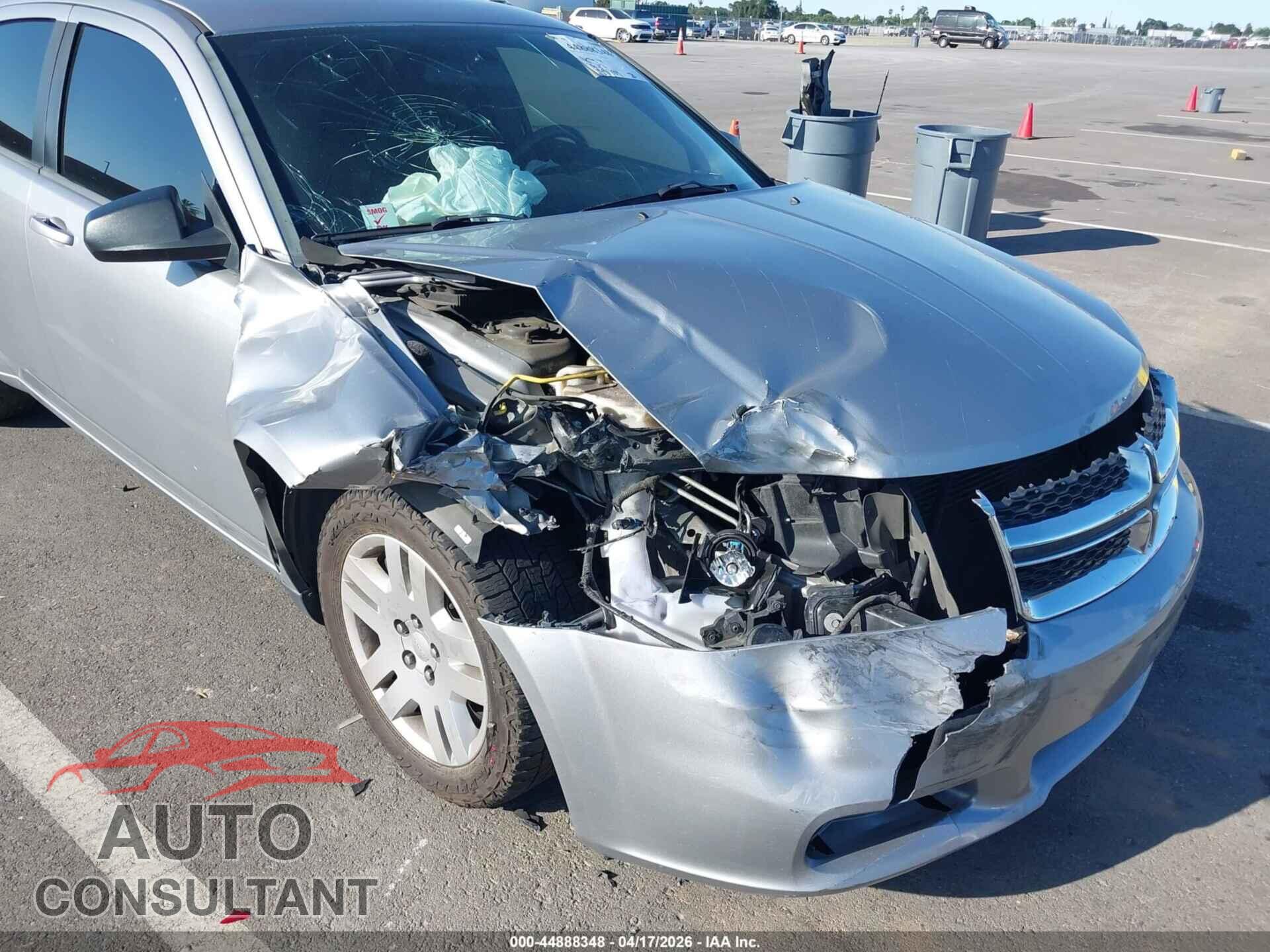 DODGE AVENGER 2013 - 1C3CDZAB0DN741929