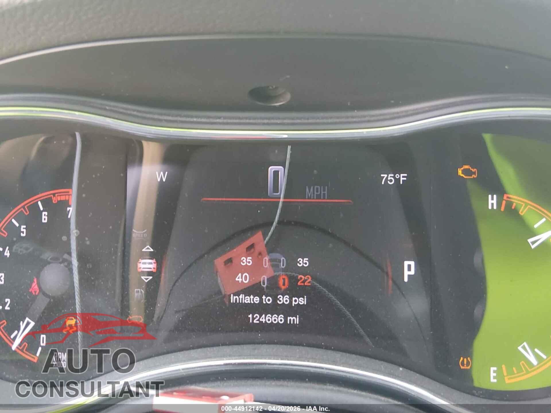 DODGE DURANGO 2017 - 1C4RDJEG8HC657324