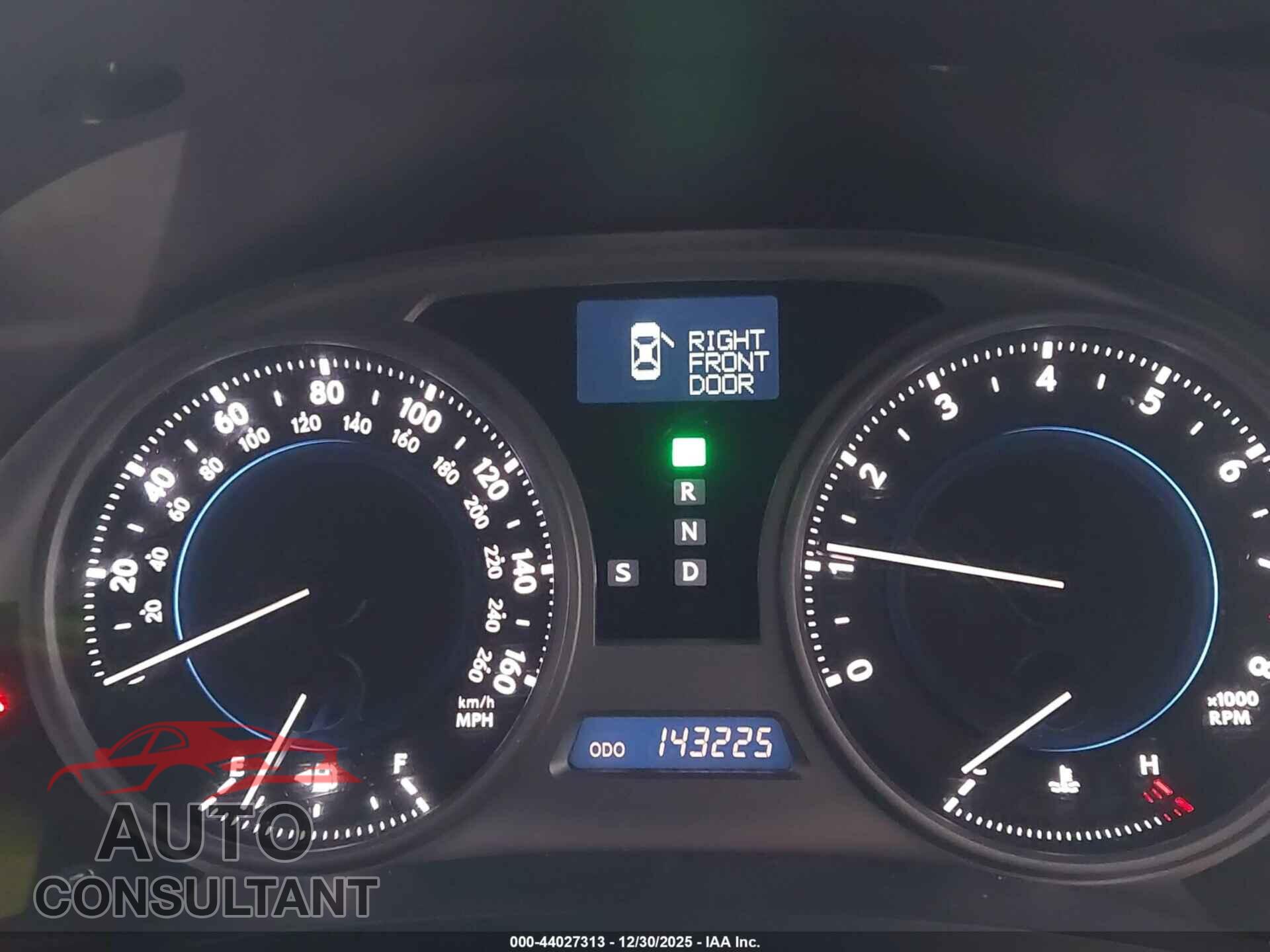 LEXUS IS 250 2010 - JTHBF5C29A5110114