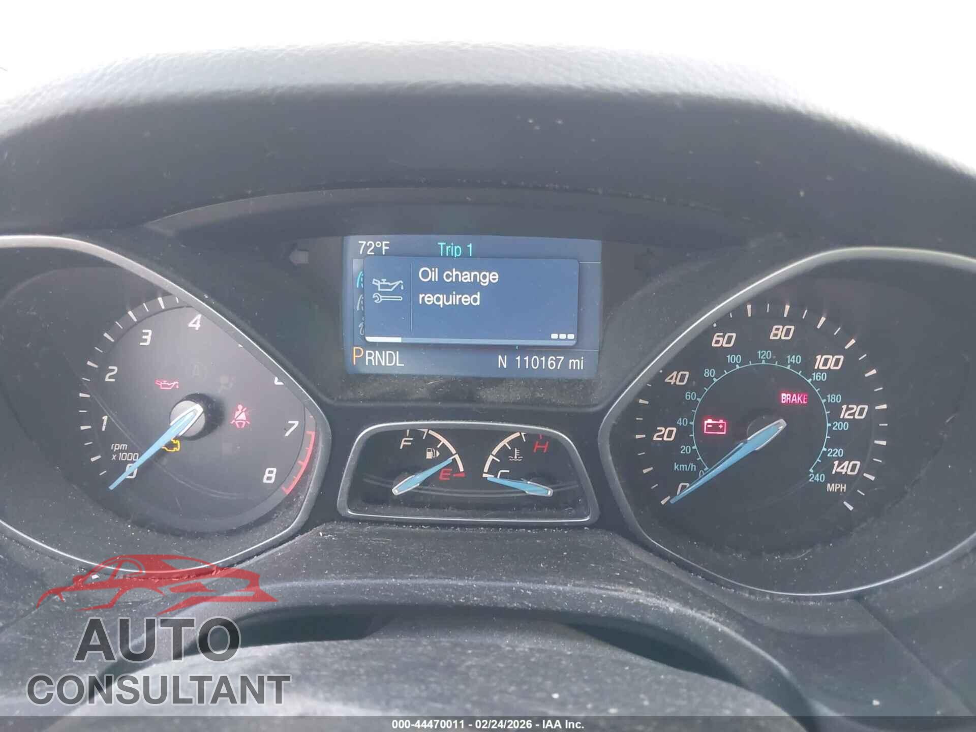 FORD FOCUS 2014 - 1FADP3F29EL254857