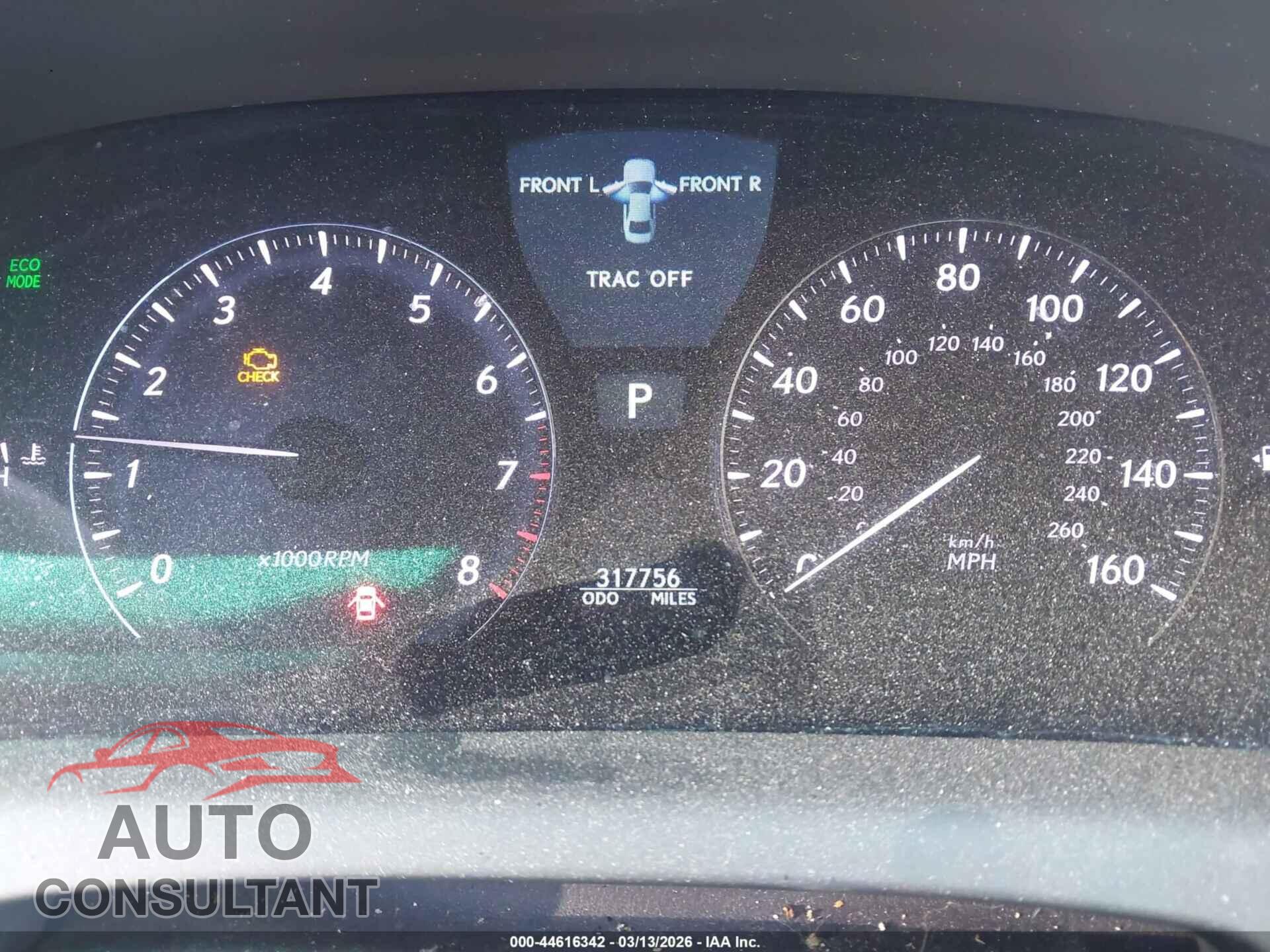 LEXUS LS 460 2012 - JTHBL5EF4C5113126