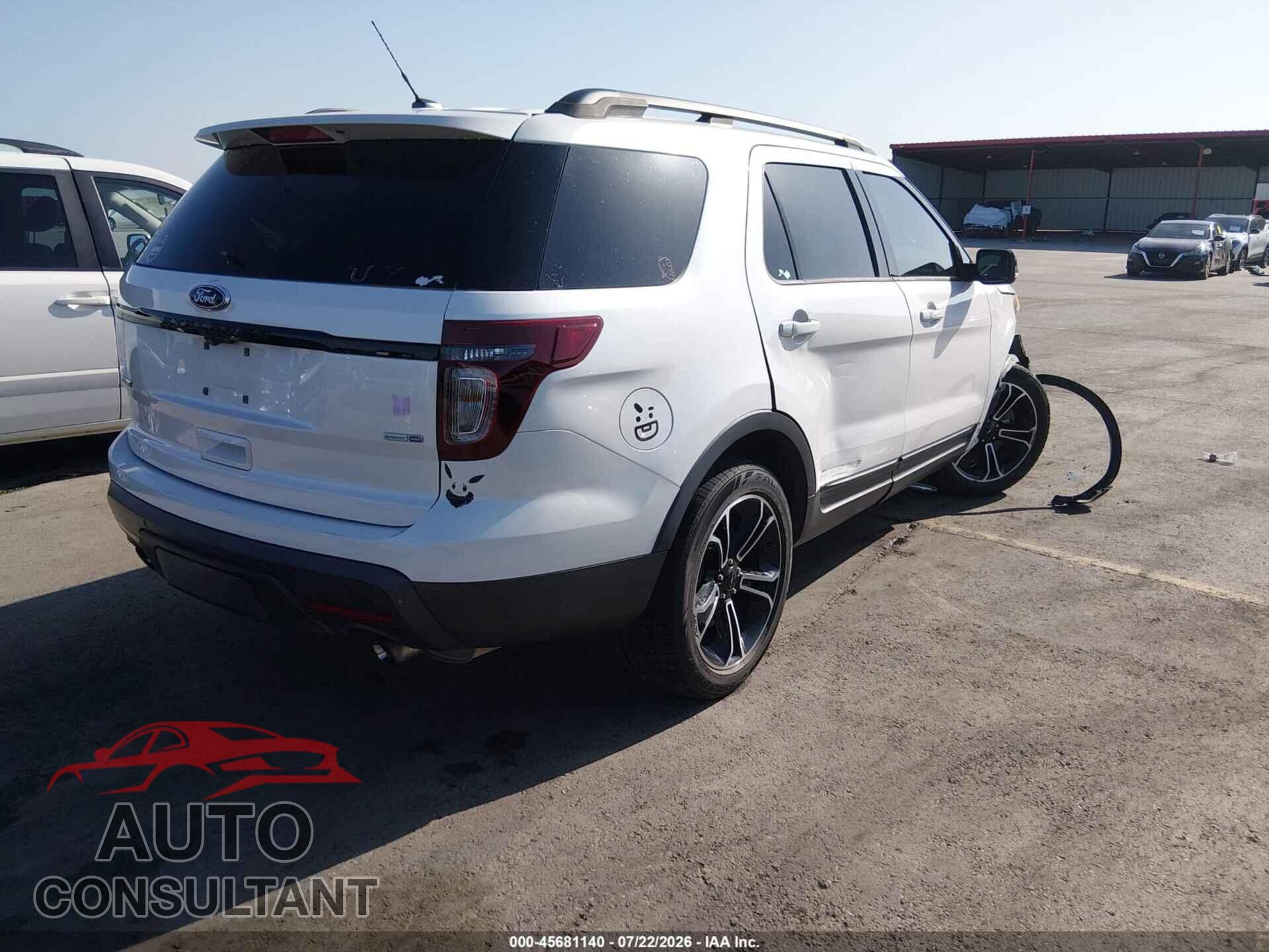 FORD EXPLORER 2015 - 1FM5K8GT4FGB10012