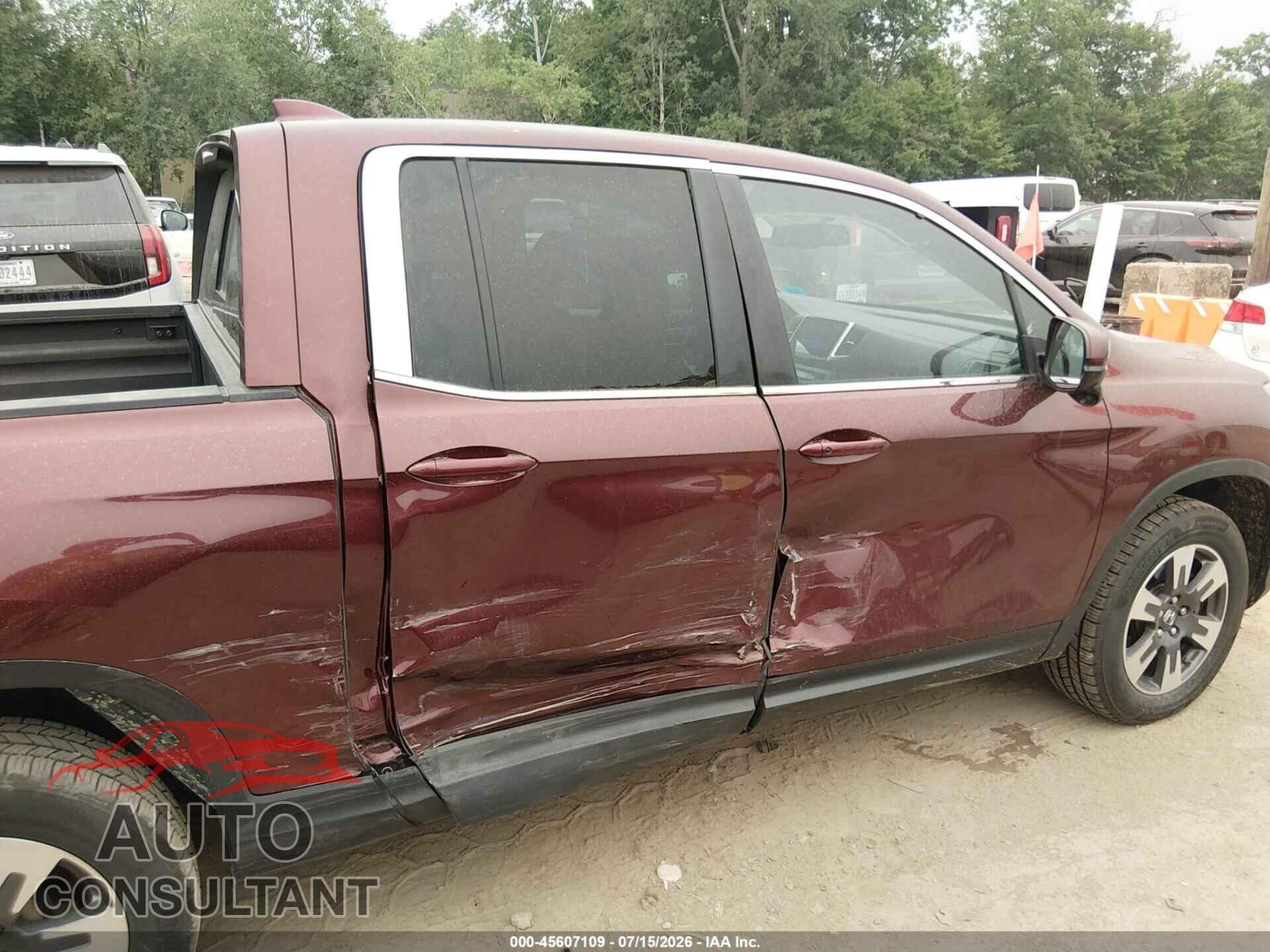 HONDA RIDGELINE 2019 - 5FPYK3F61KB019727
