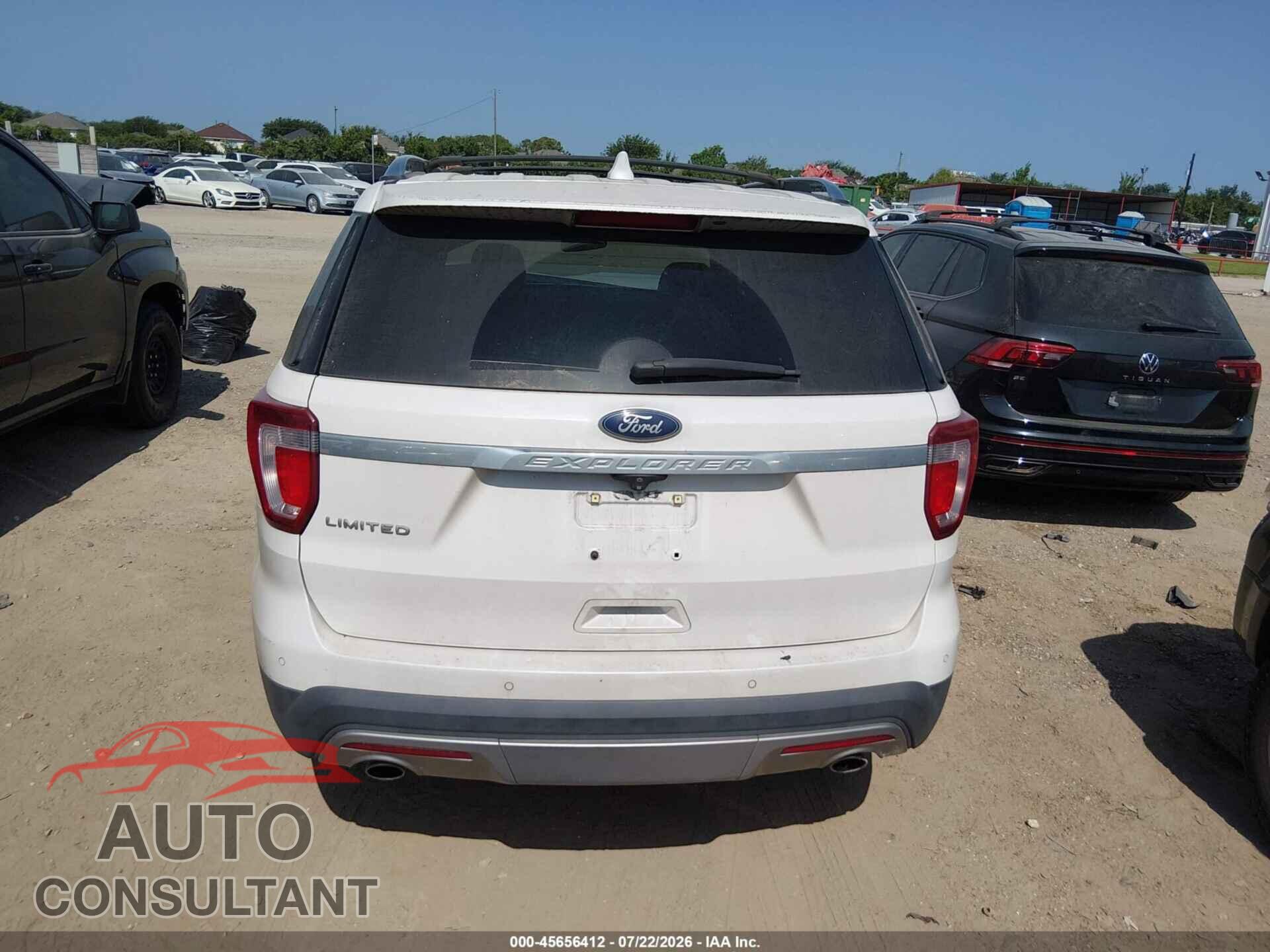 FORD EXPLORER 2017 - 1FM5K7F82HGA25941
