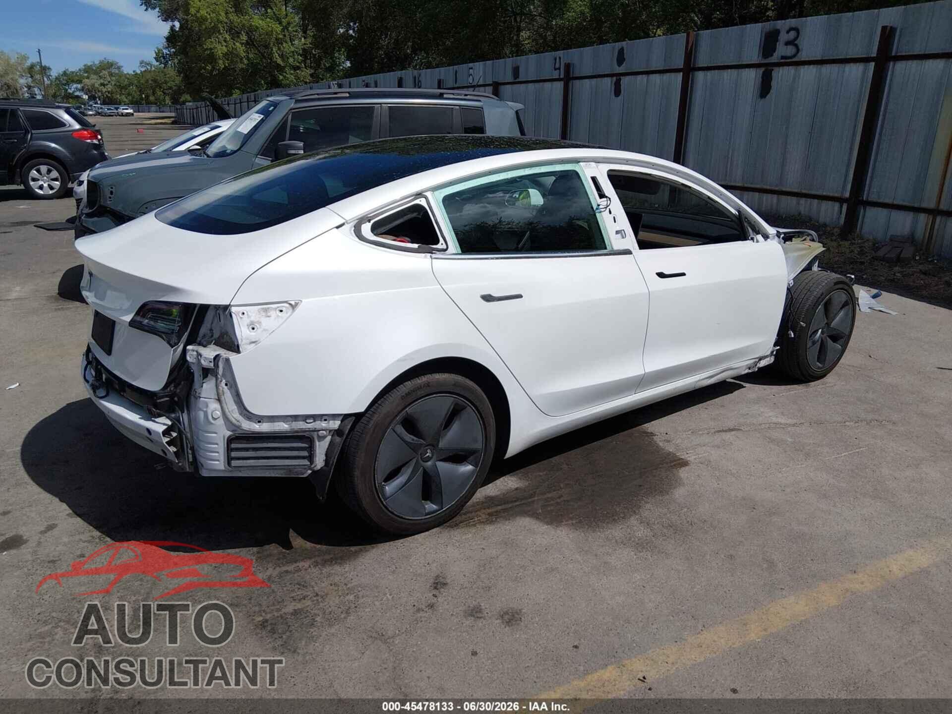TESLA MODEL 3 2019 - 5YJ3E1EA0KF309686