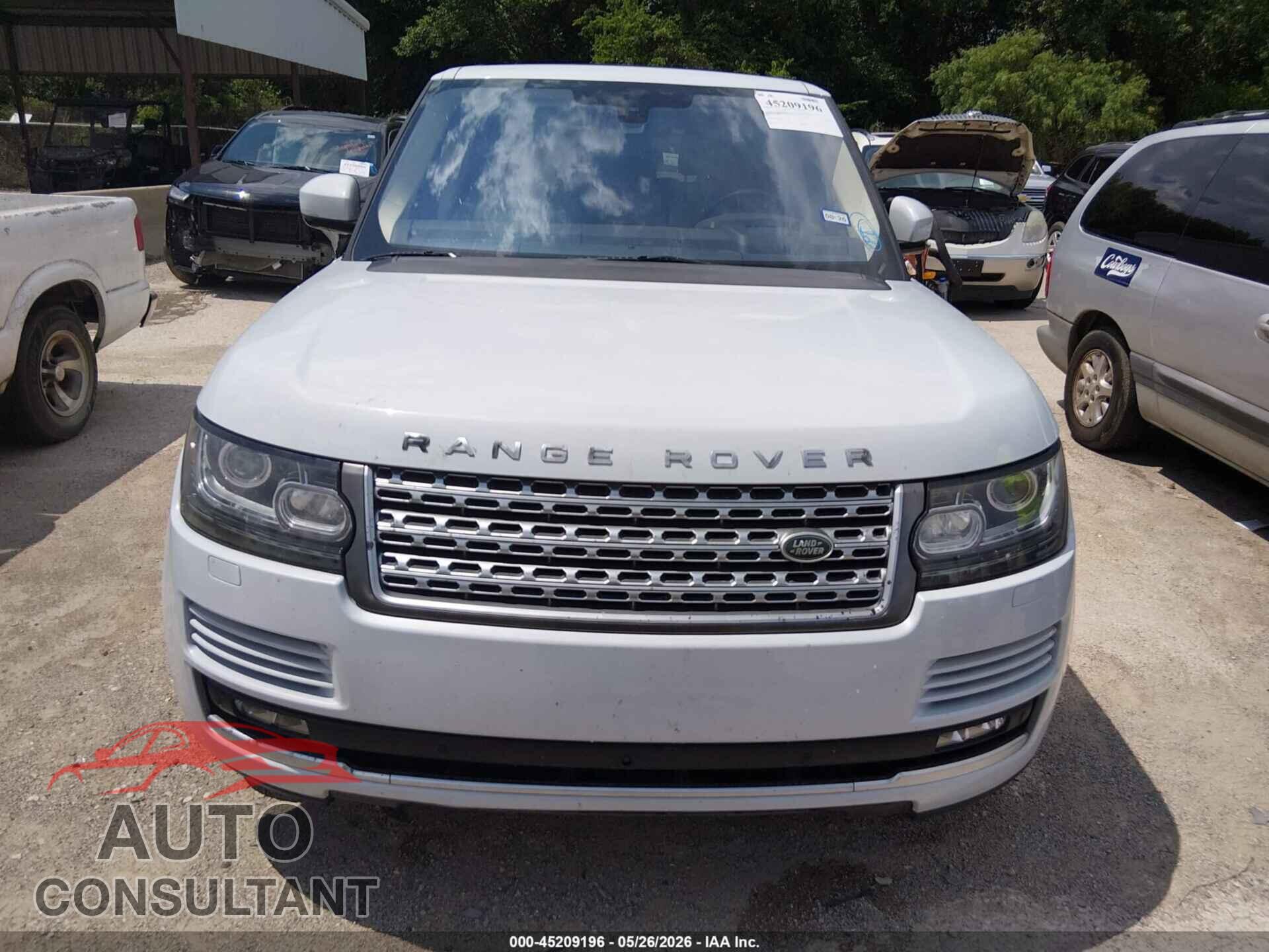 LAND ROVER RANGE ROVER 2016 - SALGS2KF9GA258410
