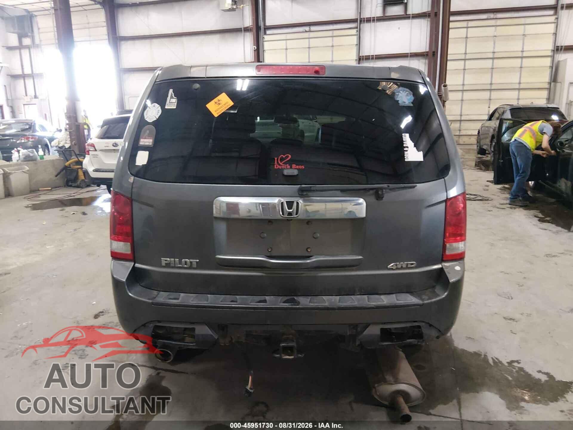 HONDA PILOT 2012 - 5FNYF4H74CB013012
