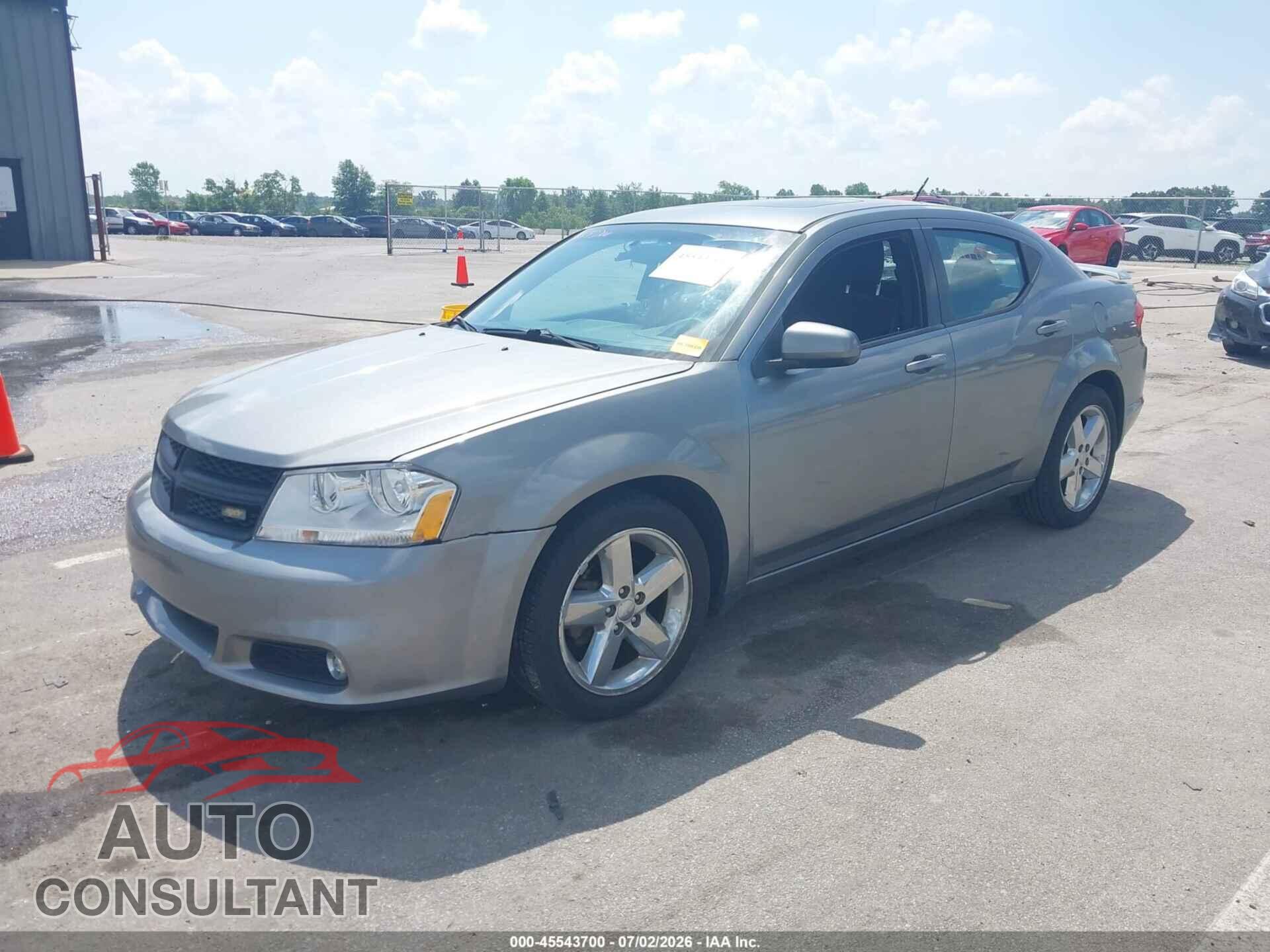 DODGE AVENGER 2013 - 1C3CDZCB7DN582873