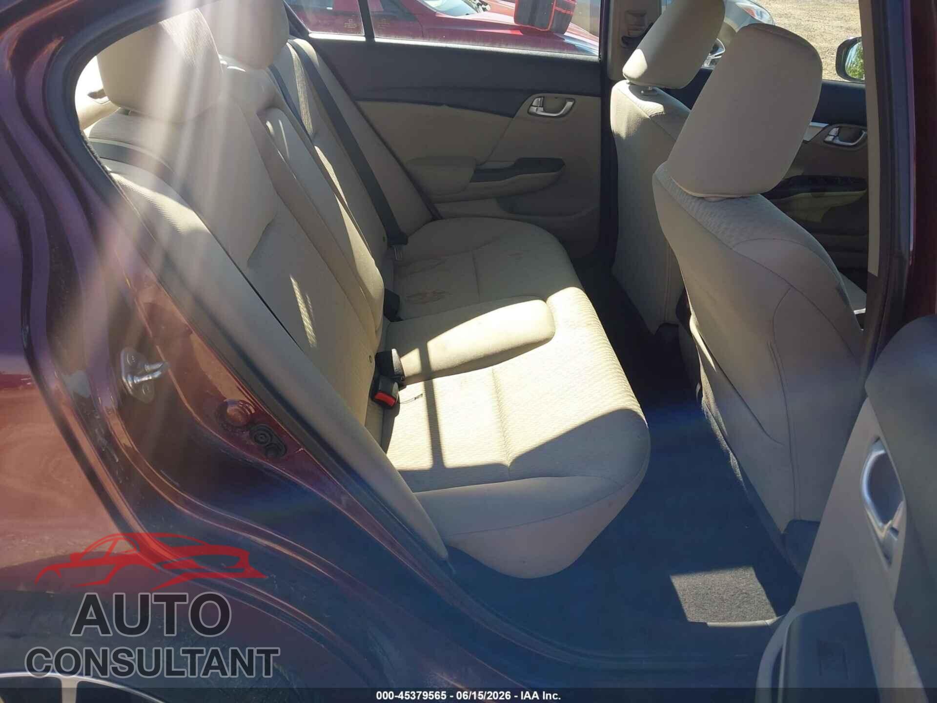 HONDA CIVIC 2014 - 19XFB2F83EE022425