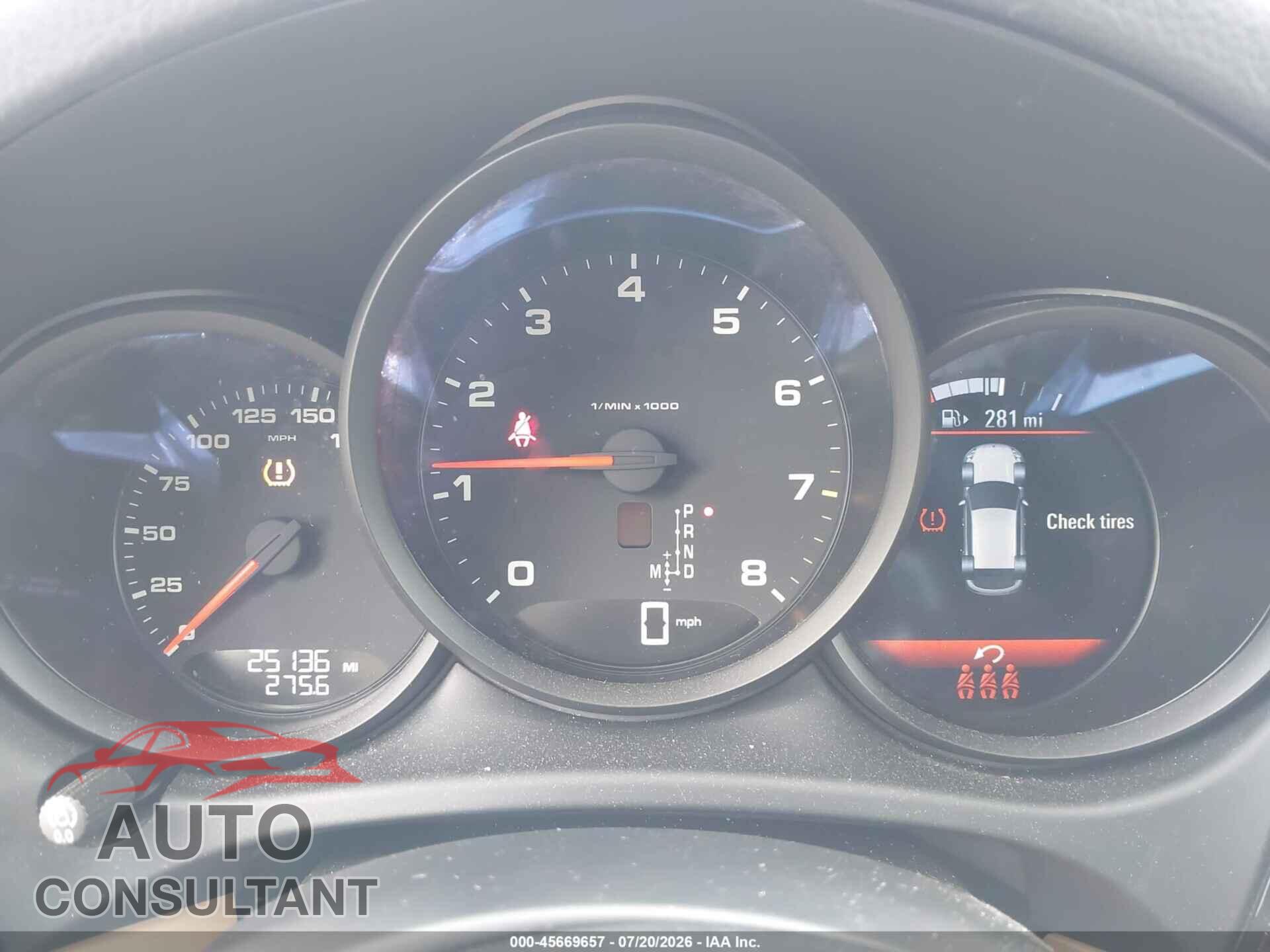 PORSCHE MACAN 2021 - WP1AA2A55MLB08690