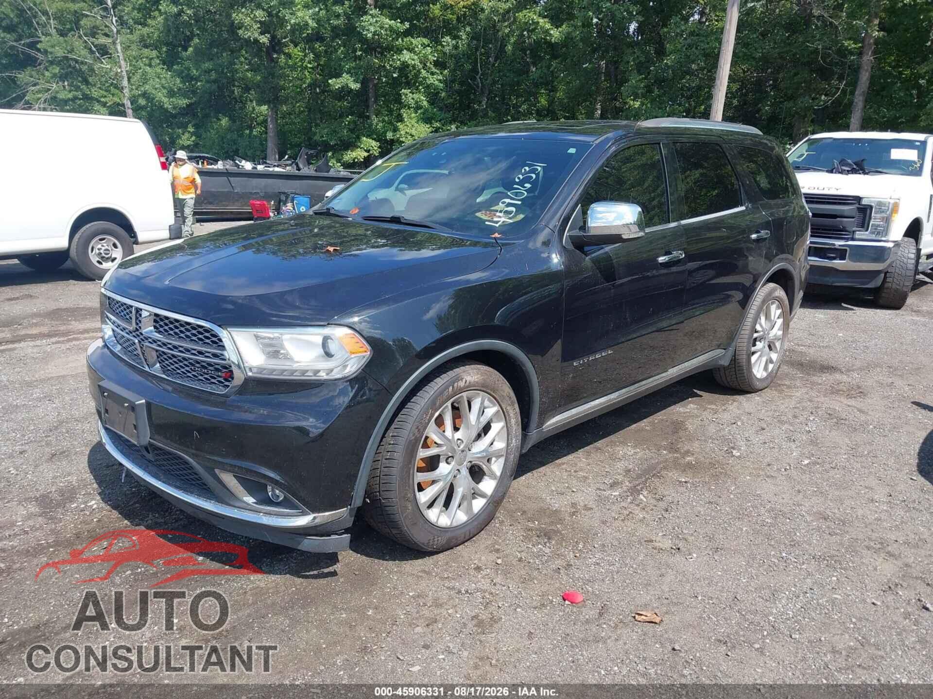 DODGE DURANGO 2015 - 1C4RDJEG9FC843810