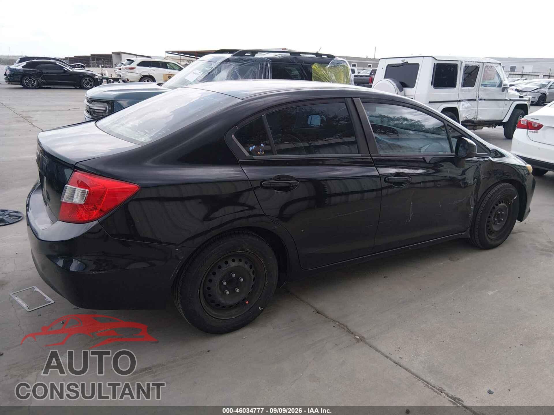 HONDA CIVIC 2012 - 19XFB2F54CE007435
