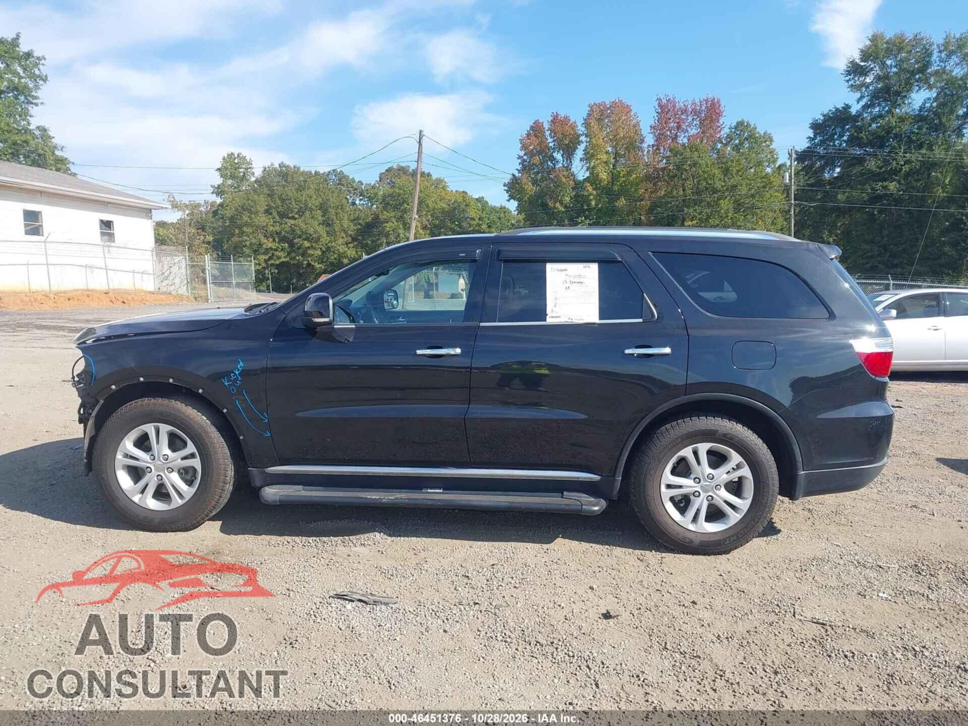 DODGE DURANGO 2013 - 1C4RDHDG4DC637544