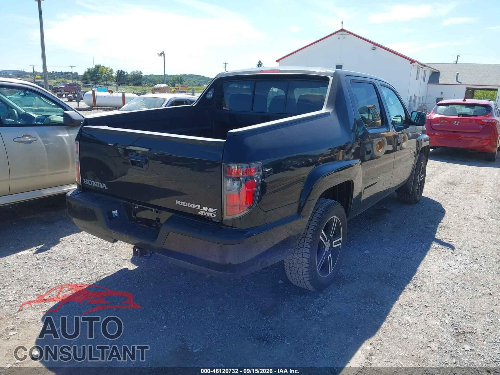 HONDA RIDGELINE 2013 - 5FPYK1F74DB001299