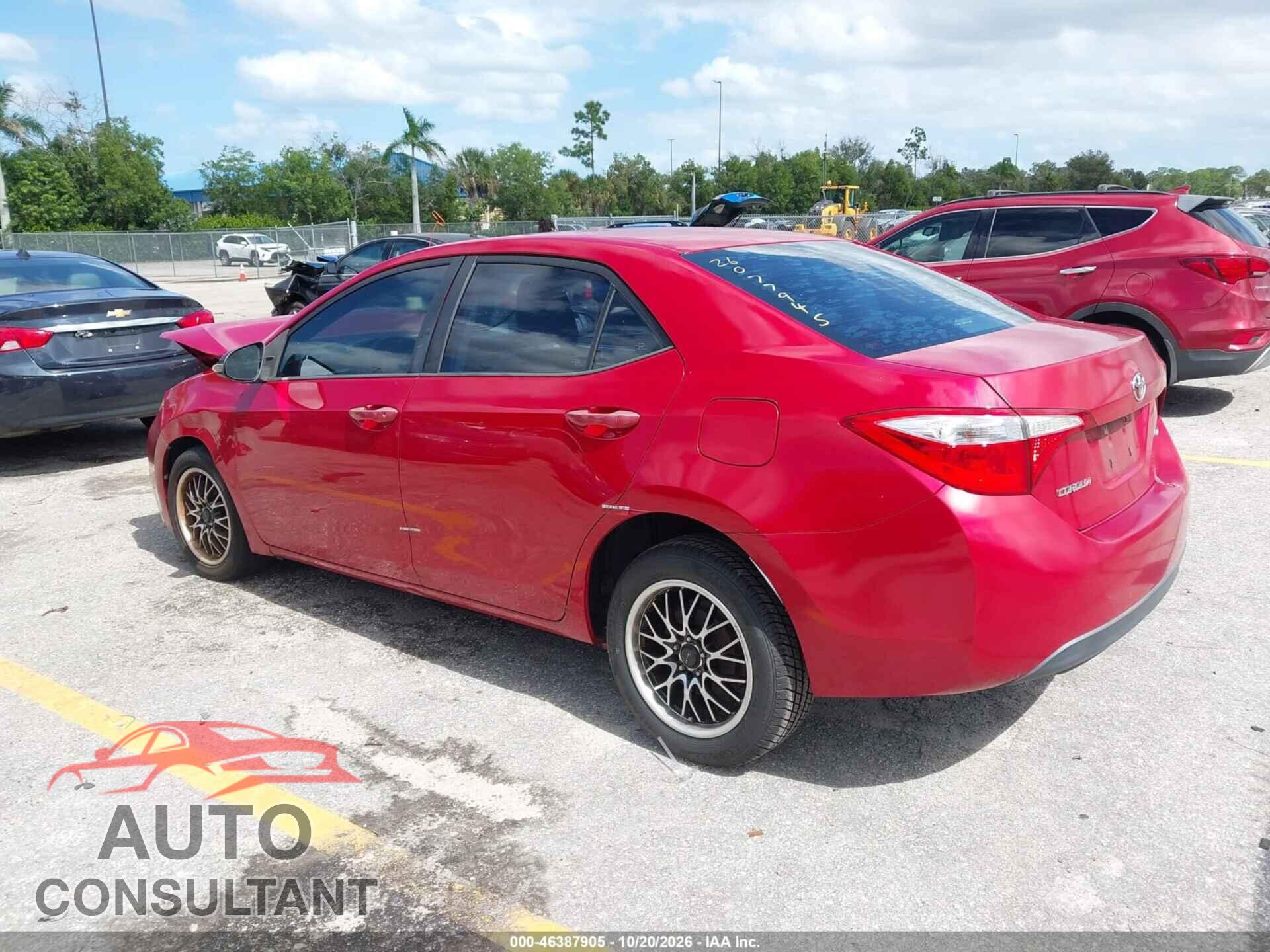 TOYOTA COROLLA 2015 - 2T1BURHEXFC358092
