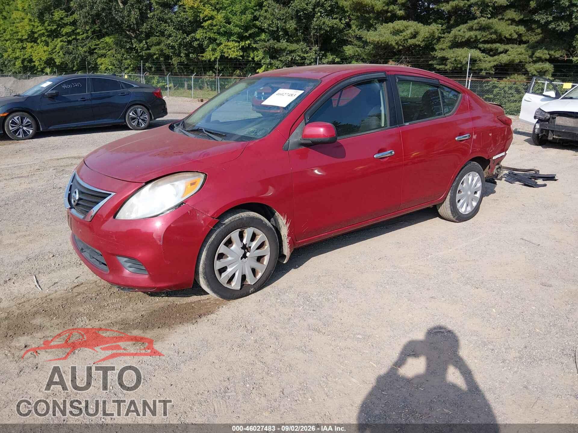 NISSAN VERSA 2012 - 3N1CN7AP1CL891056