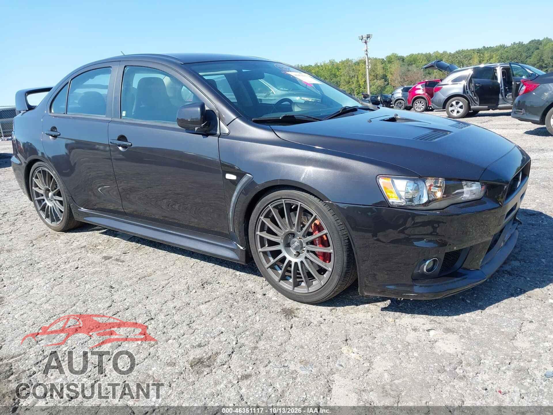 MITSUBISHI LANCER EVOLUTION 2011 - JA32W8FV8BU038451