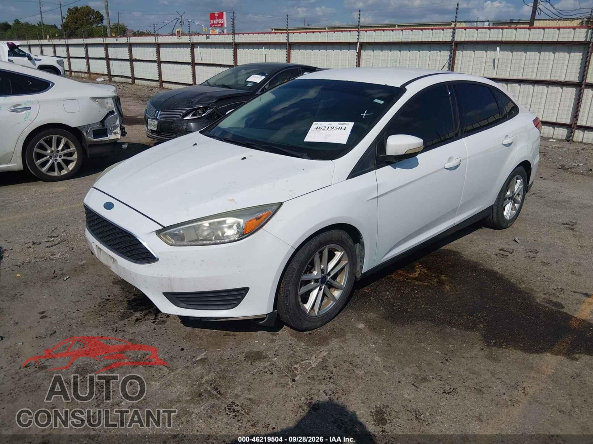 FORD FOCUS 2016 - 1FADP3F24GL346302