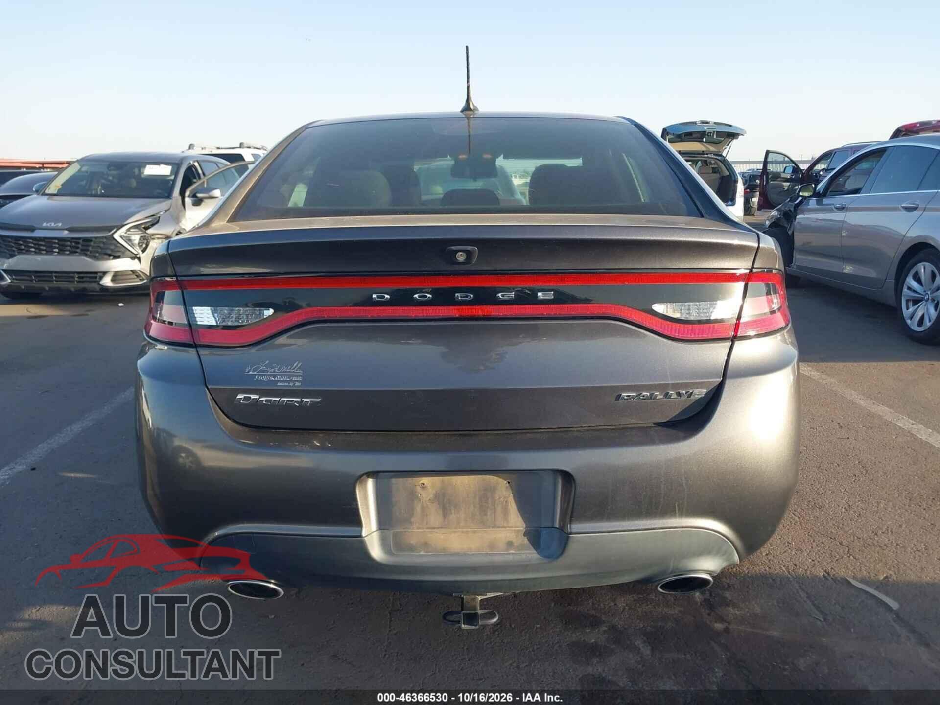 DODGE DART 2015 - 1C3CDFBB5FD266767