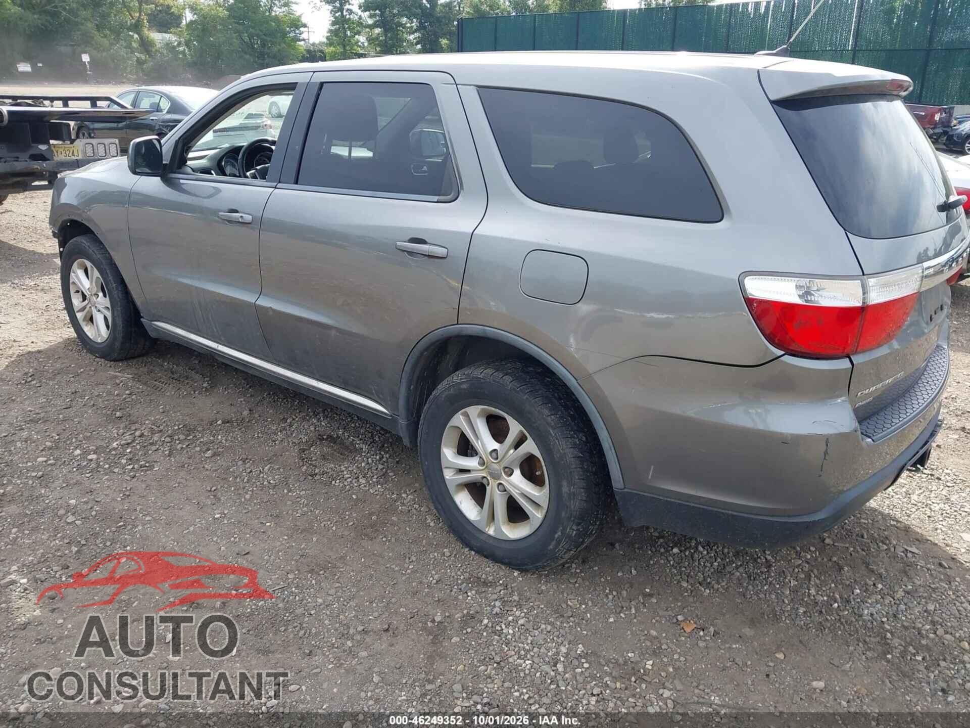 DODGE DURANGO 2012 - 1C4RDJAGXCC112319