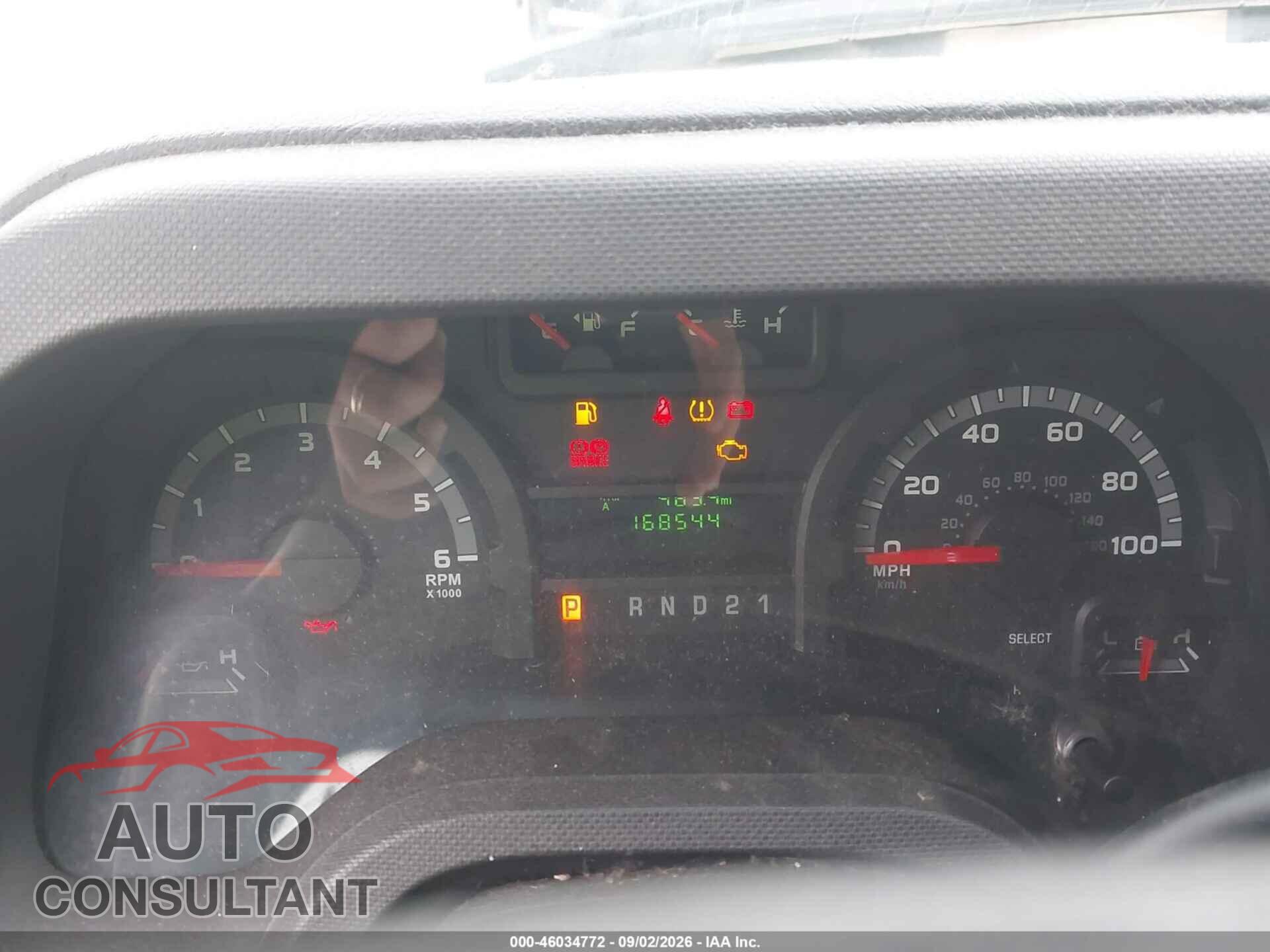 FORD E-250 2012 - 1FTNE2EWXCDA51020