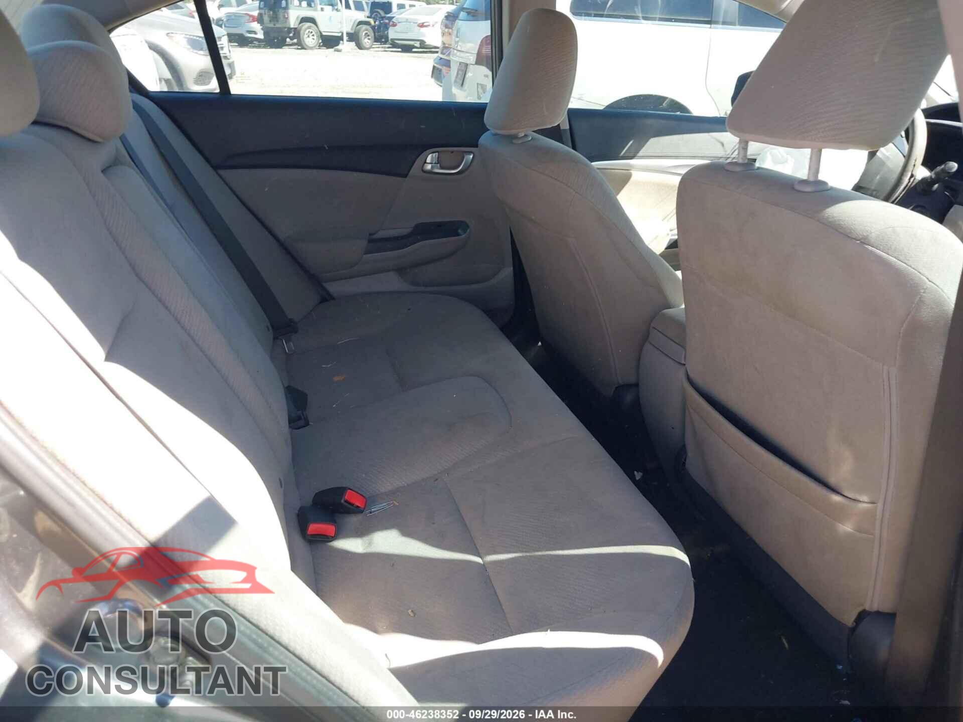 HONDA CIVIC 2013 - 19XFB2F83DE033309