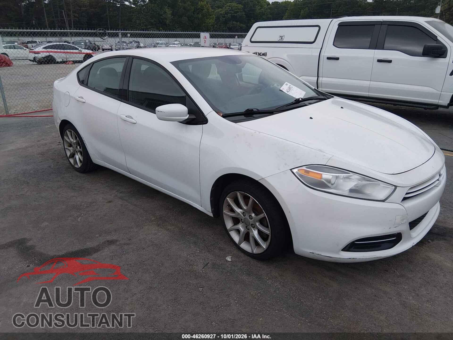 DODGE DART 2013 - 1C3CDFBA5DD225995