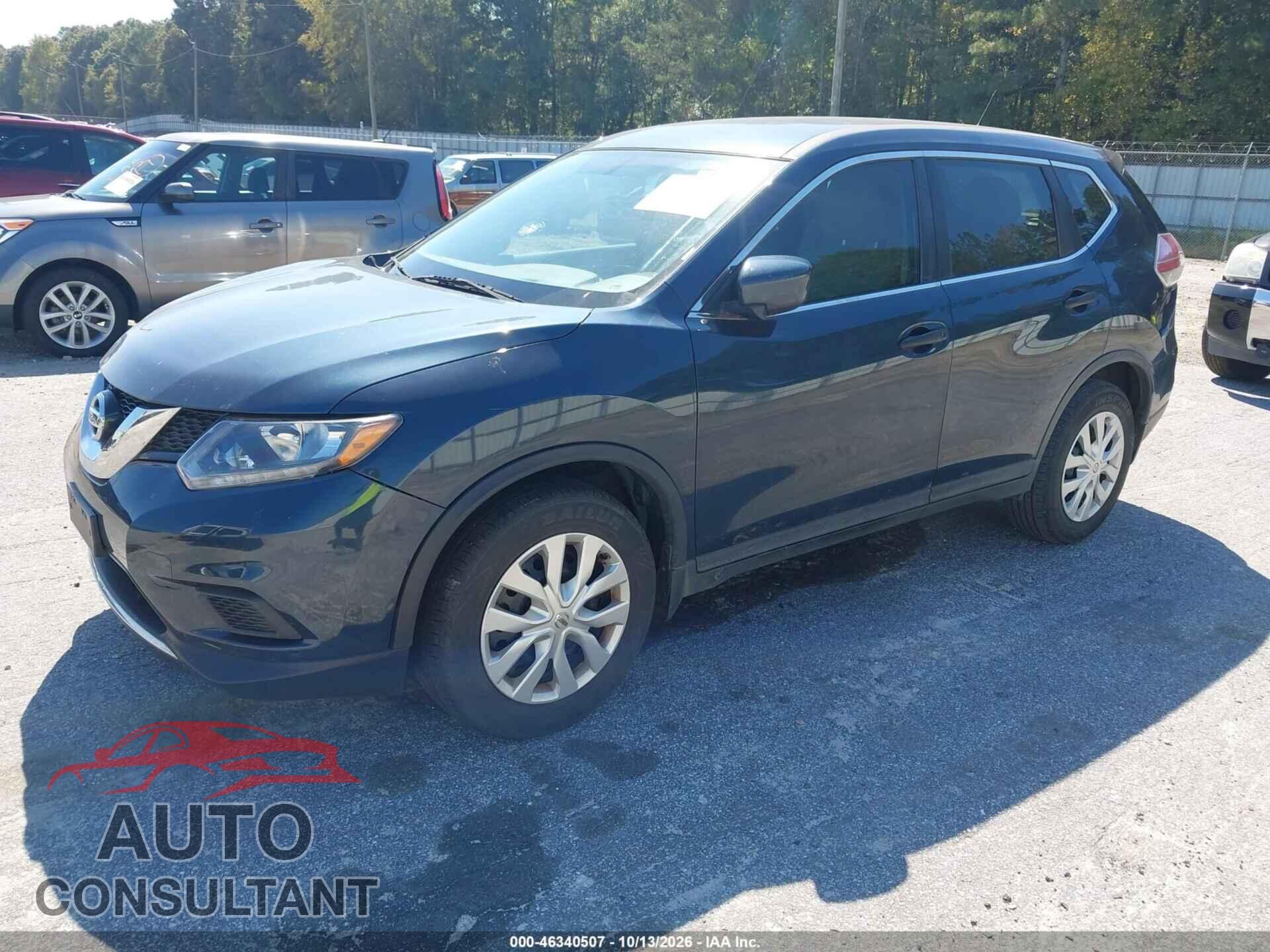 NISSAN ROGUE 2016 - KNMAT2MT6GP663103