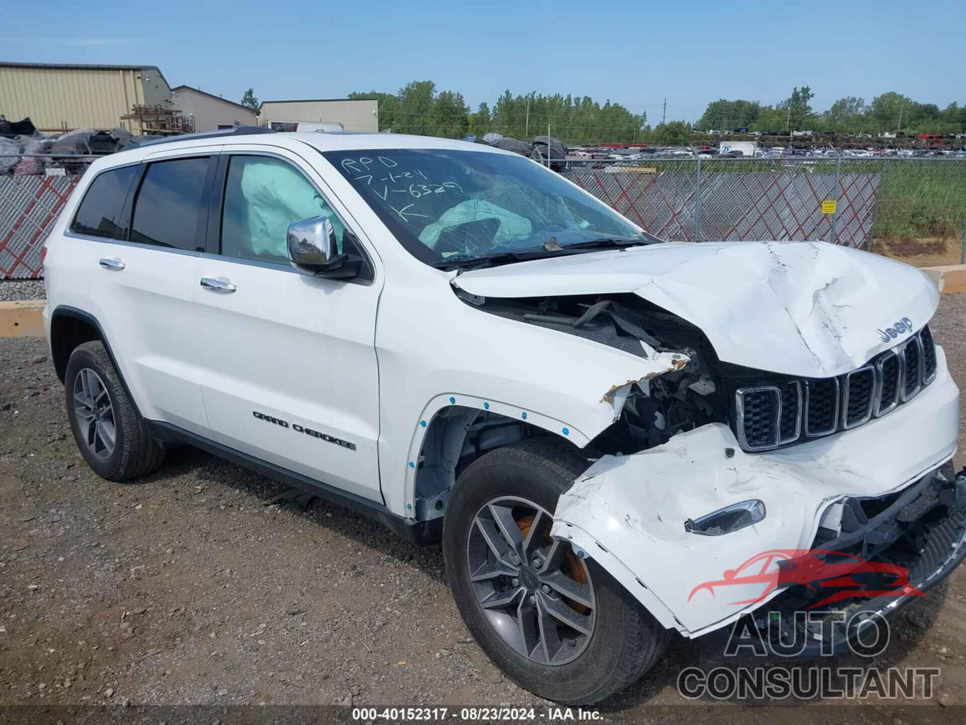 JEEP GRAND CHEROKEE 2019 - 1C4RJFBG3KC786329