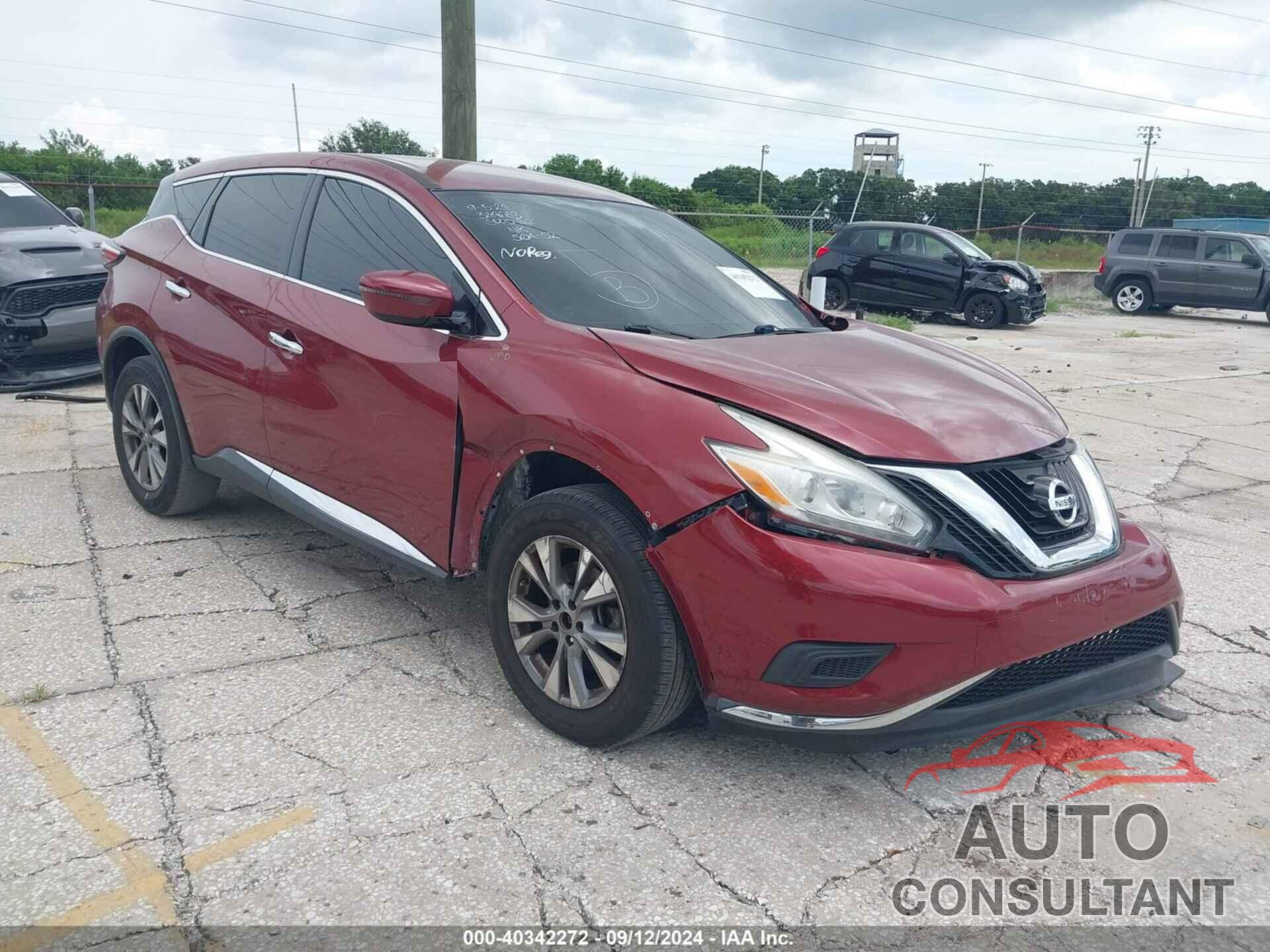 NISSAN MURANO 2016 - 5N1AZ2MG7GN110002