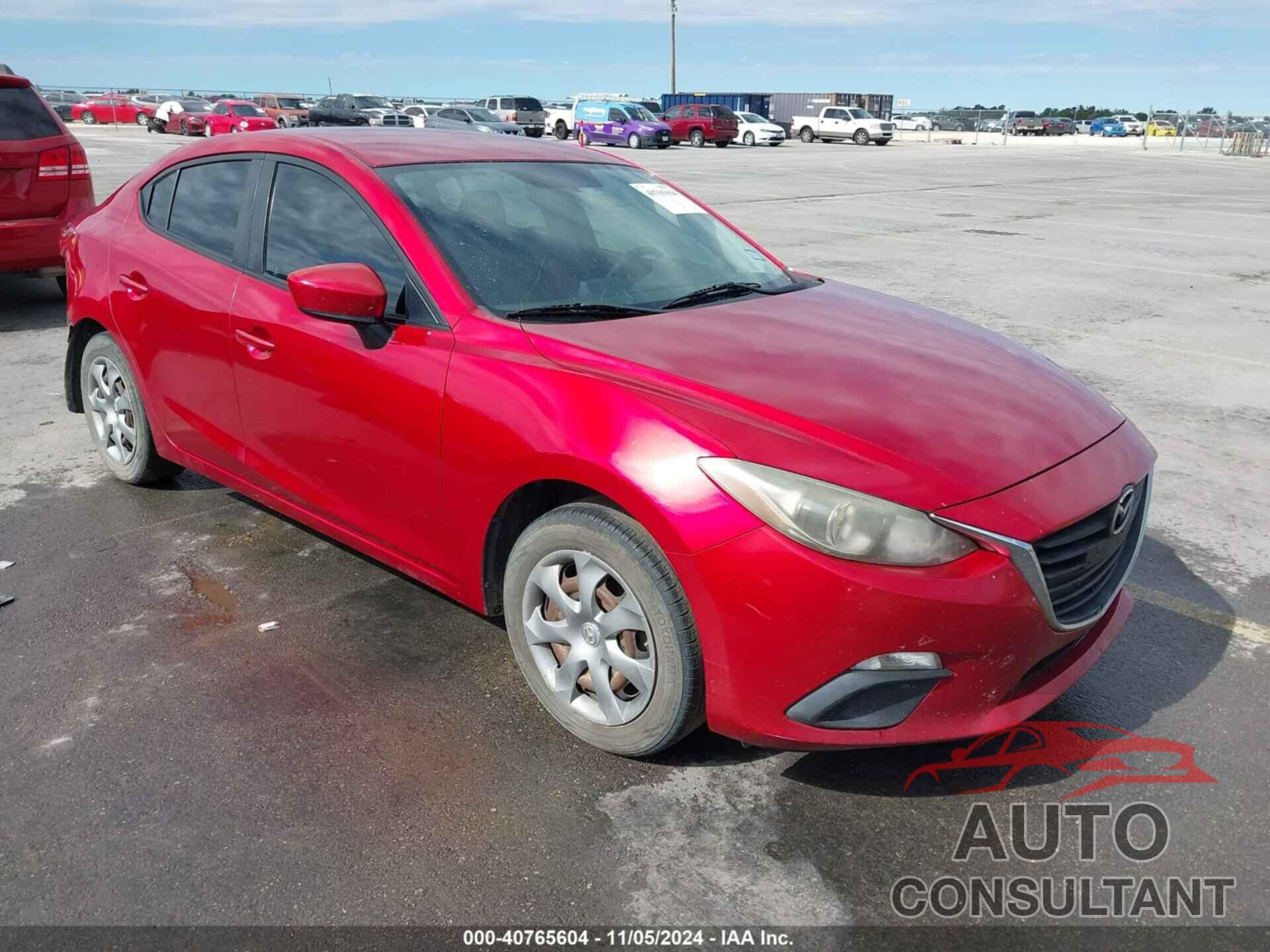 MAZDA MAZDA3 2014 - JM1BM1U73E1114022