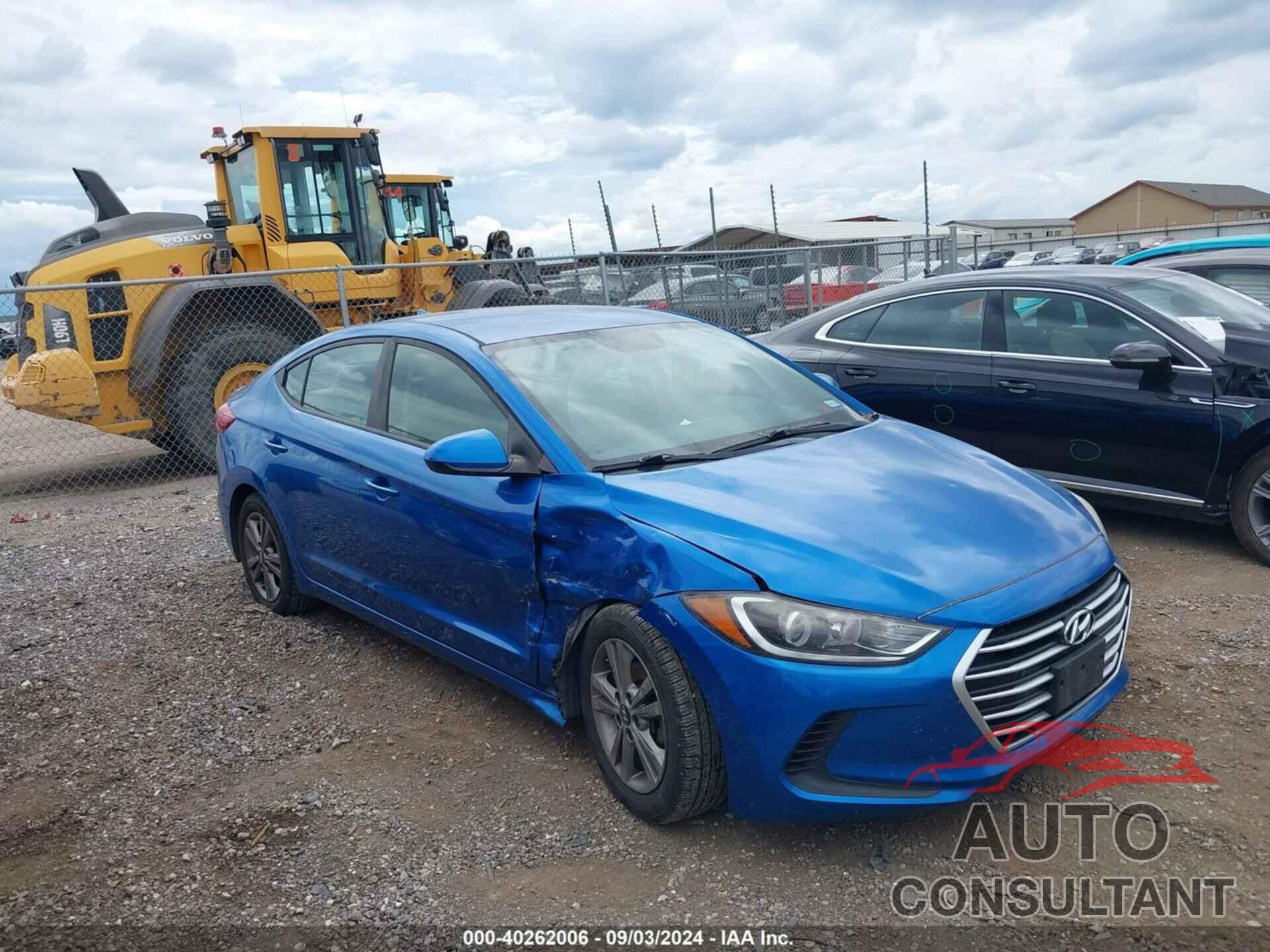 HYUNDAI ELANTRA 2018 - 5NPD84LF2JH293972