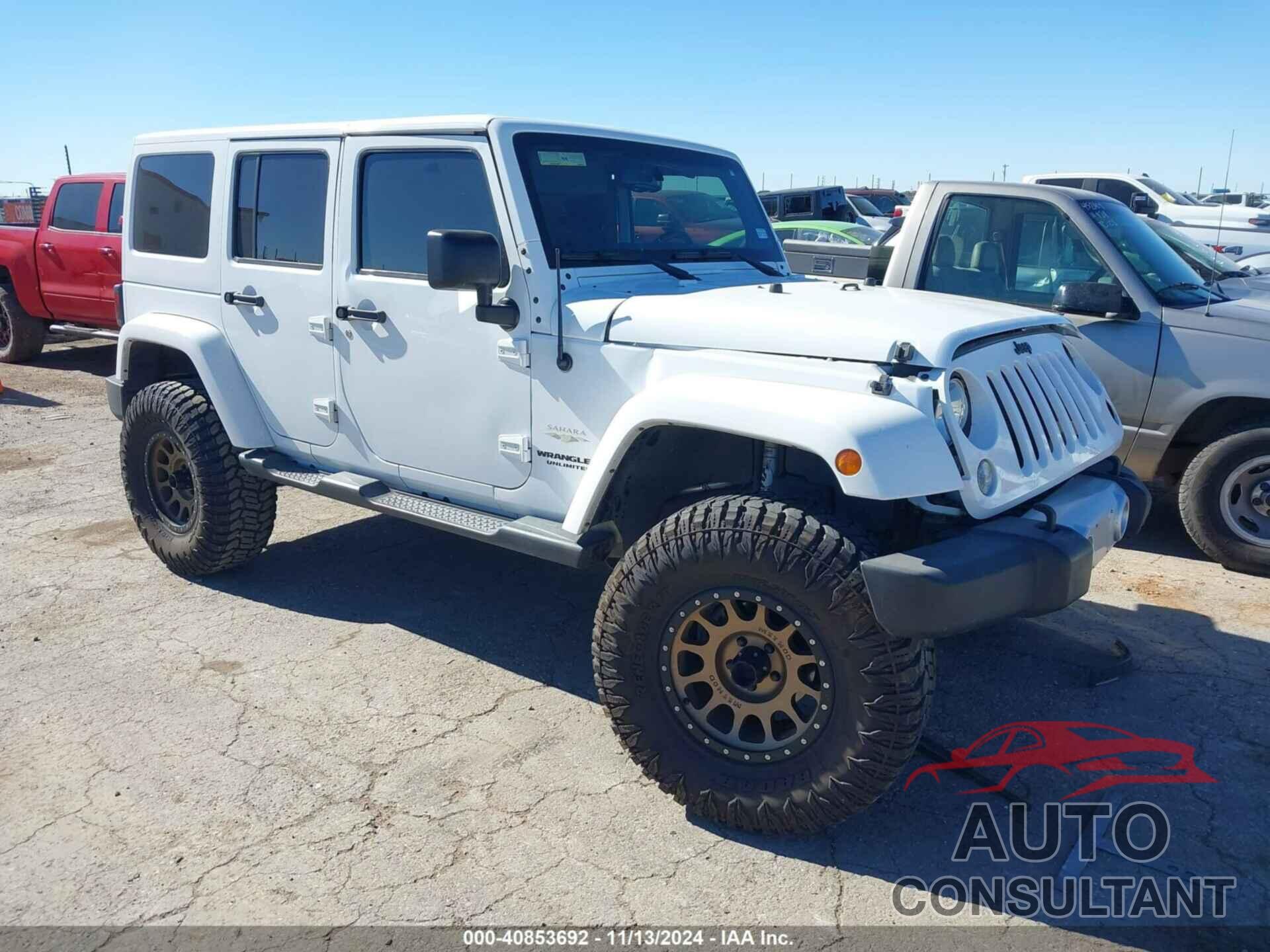 JEEP WRANGLER UNLIMITED 2015 - 1C4BJWEG9FL614065