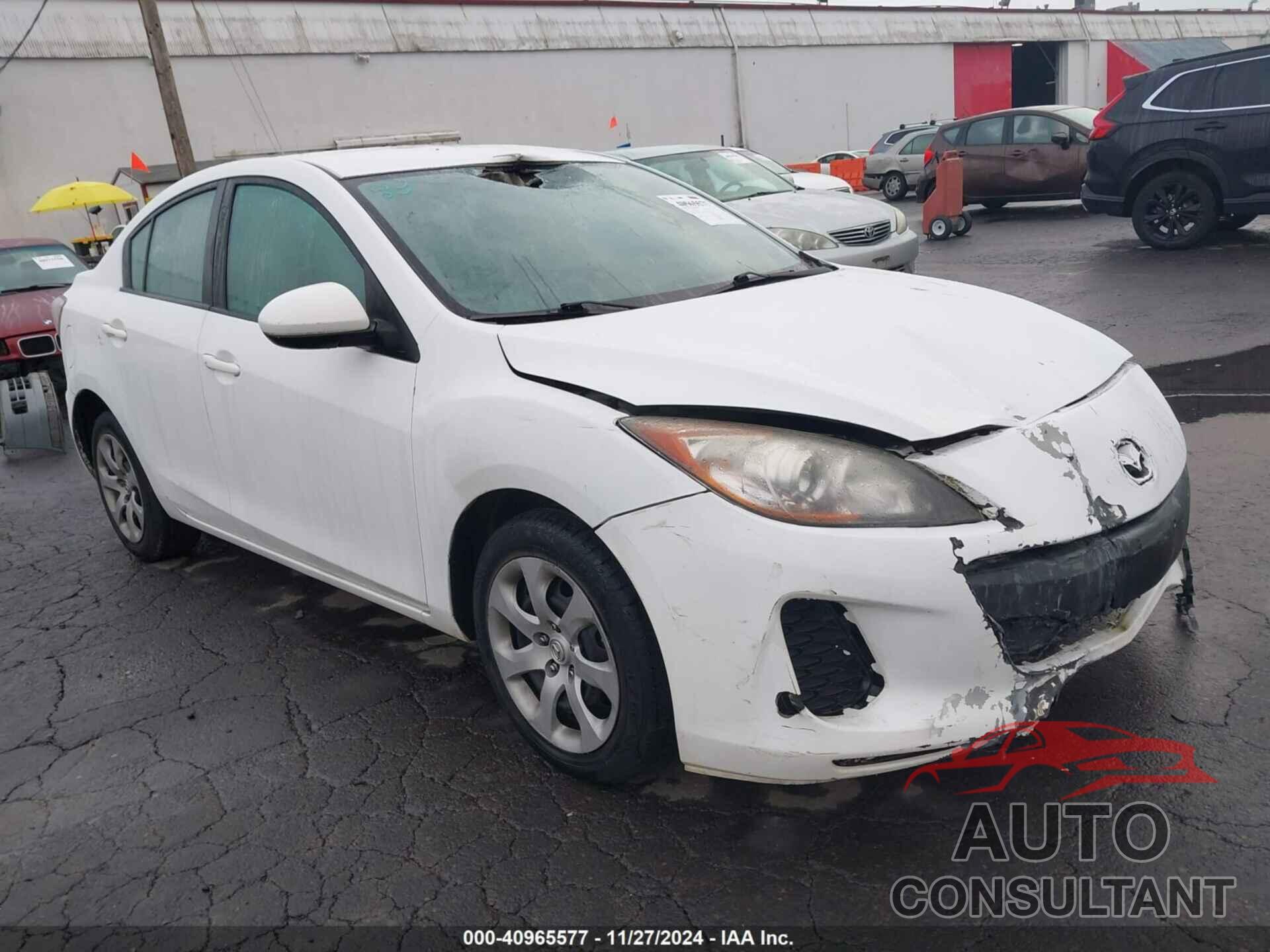 MAZDA MAZDA3 2013 - JM1BL1TFXD1845363