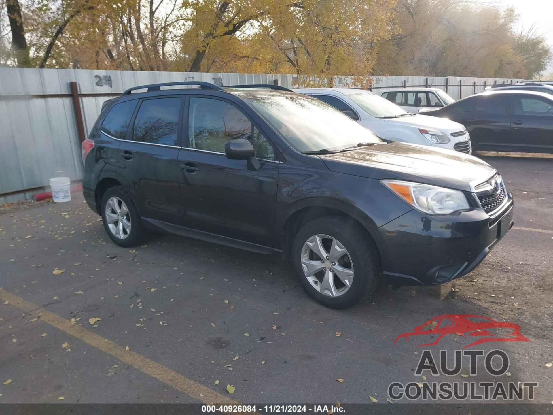 SUBARU FORESTER 2015 - JF2SJARCXFH563660