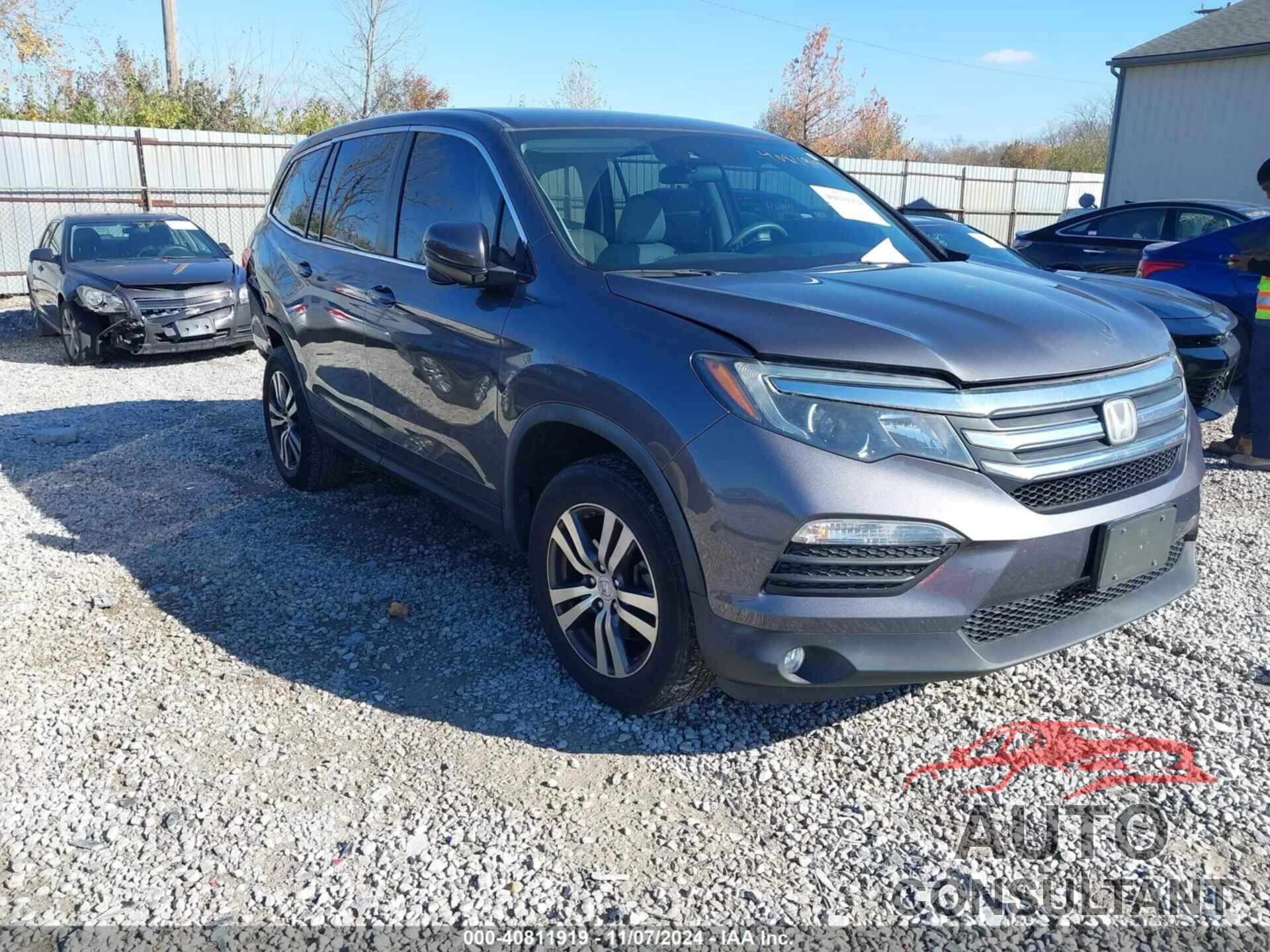 HONDA PILOT 2017 - 5FNYF6H48HB102171