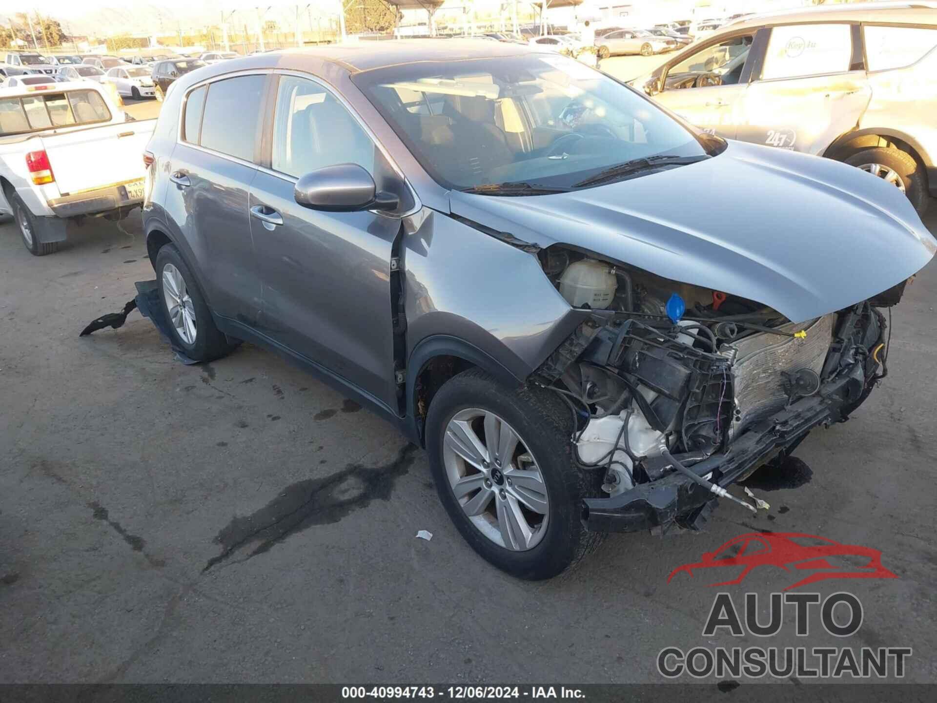 KIA SPORTAGE 2018 - KNDPM3AC1JT336754