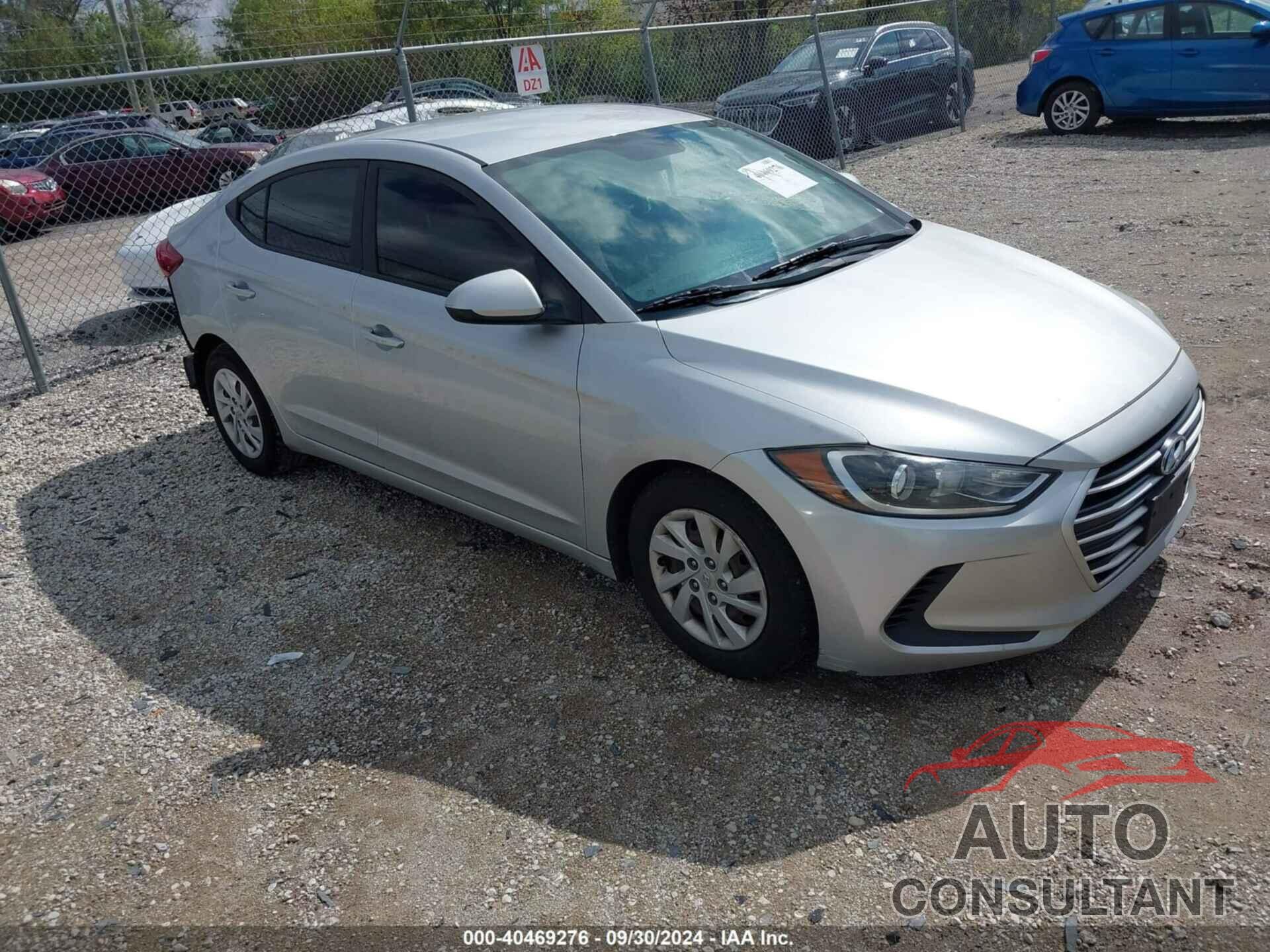 HYUNDAI ELANTRA 2017 - 5NPD74LF2HH125813