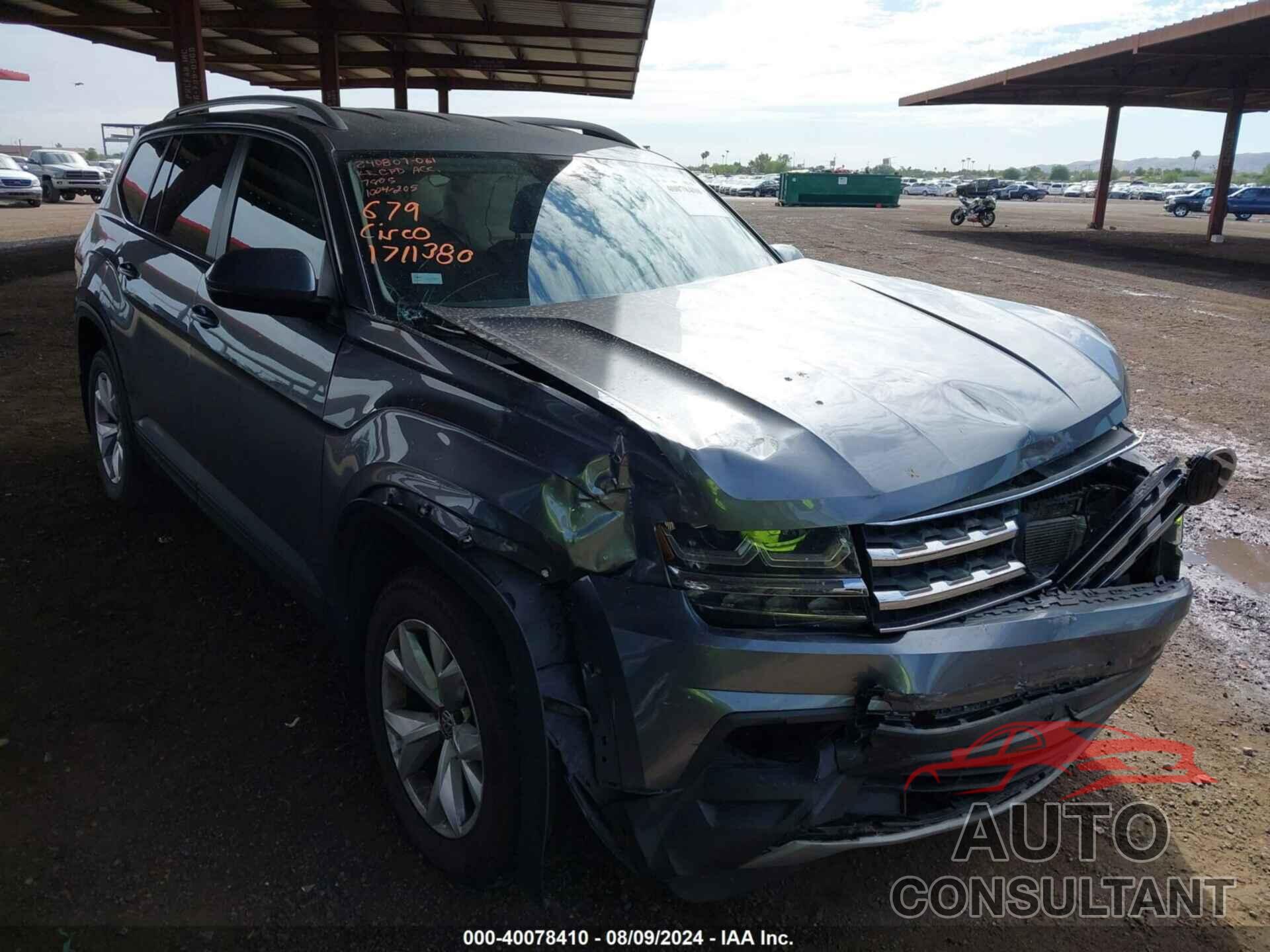 VOLKSWAGEN ATLAS 2018 - 1V2LR2CA2JC587805