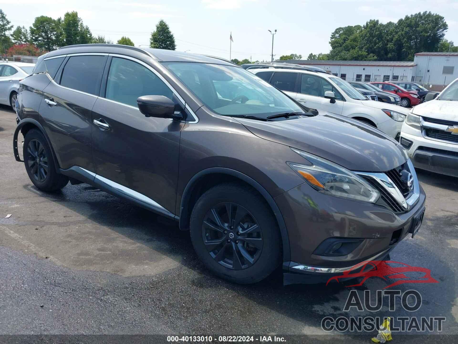 NISSAN MURANO 2018 - 5N1AZ2MH4JN160372