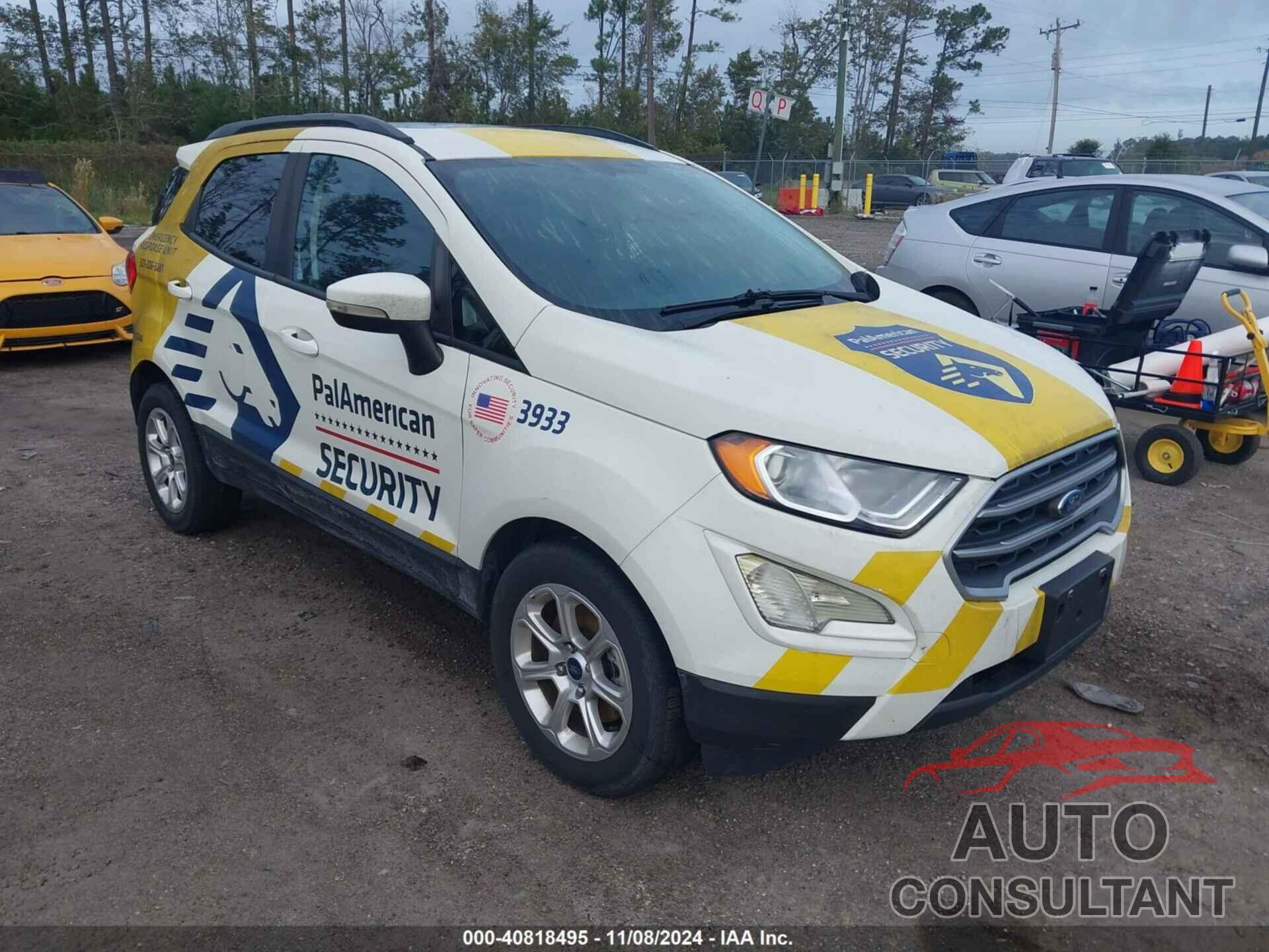 FORD ECOSPORT 2020 - MAJ3S2GE8LC333933