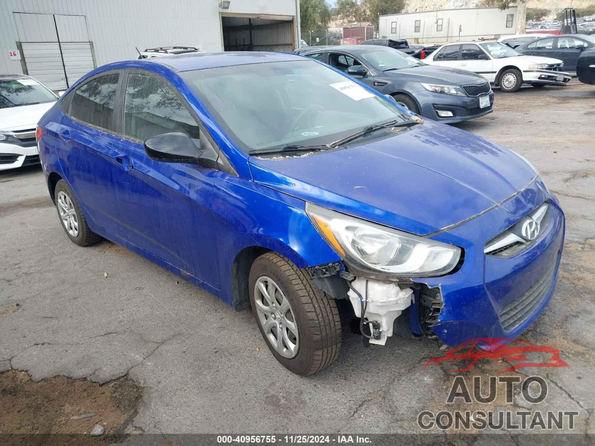 HYUNDAI ACCENT 2013 - KMHCT4AE9DU548191