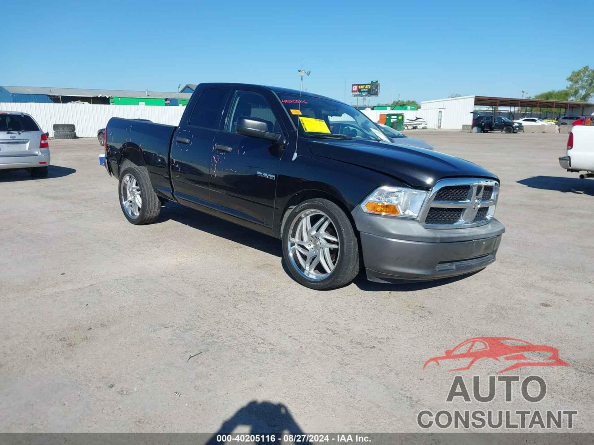 DODGE RAM 1500 2010 - 1D7RB1GP0AS246407