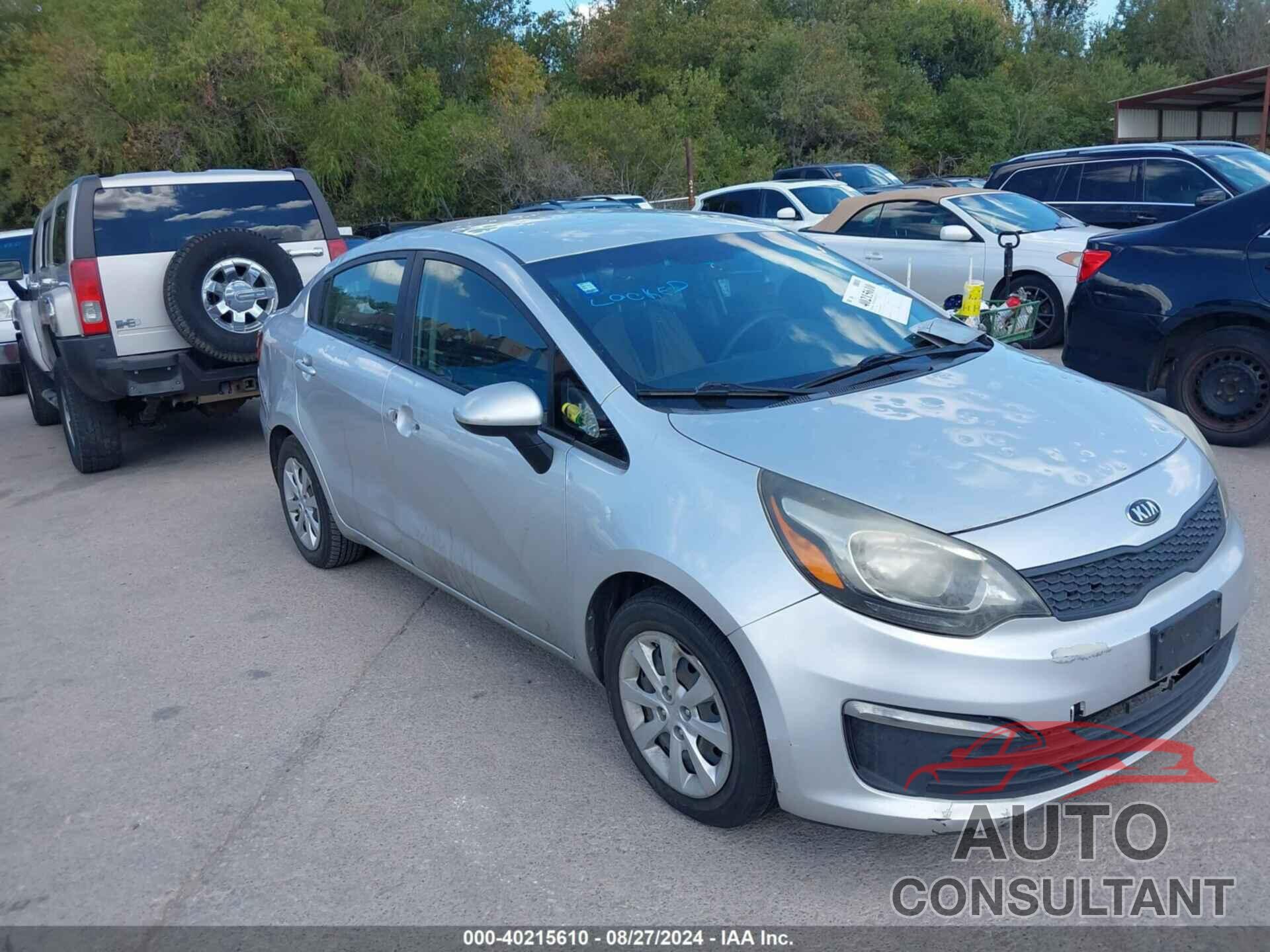 KIA RIO 2016 - KNADM4A3XG6691077