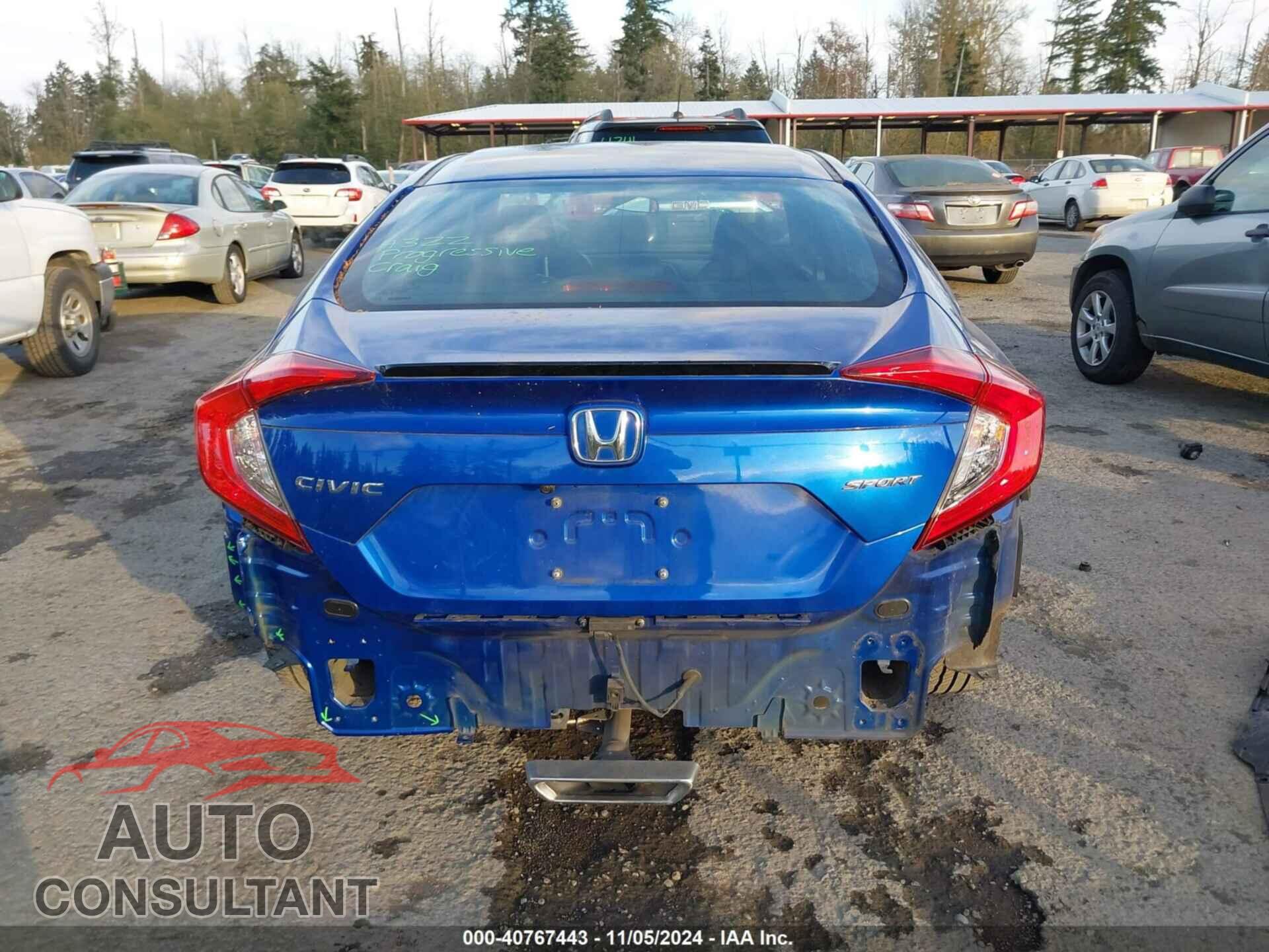 HONDA CIVIC 2020 - 2HGFC2F83LH522617