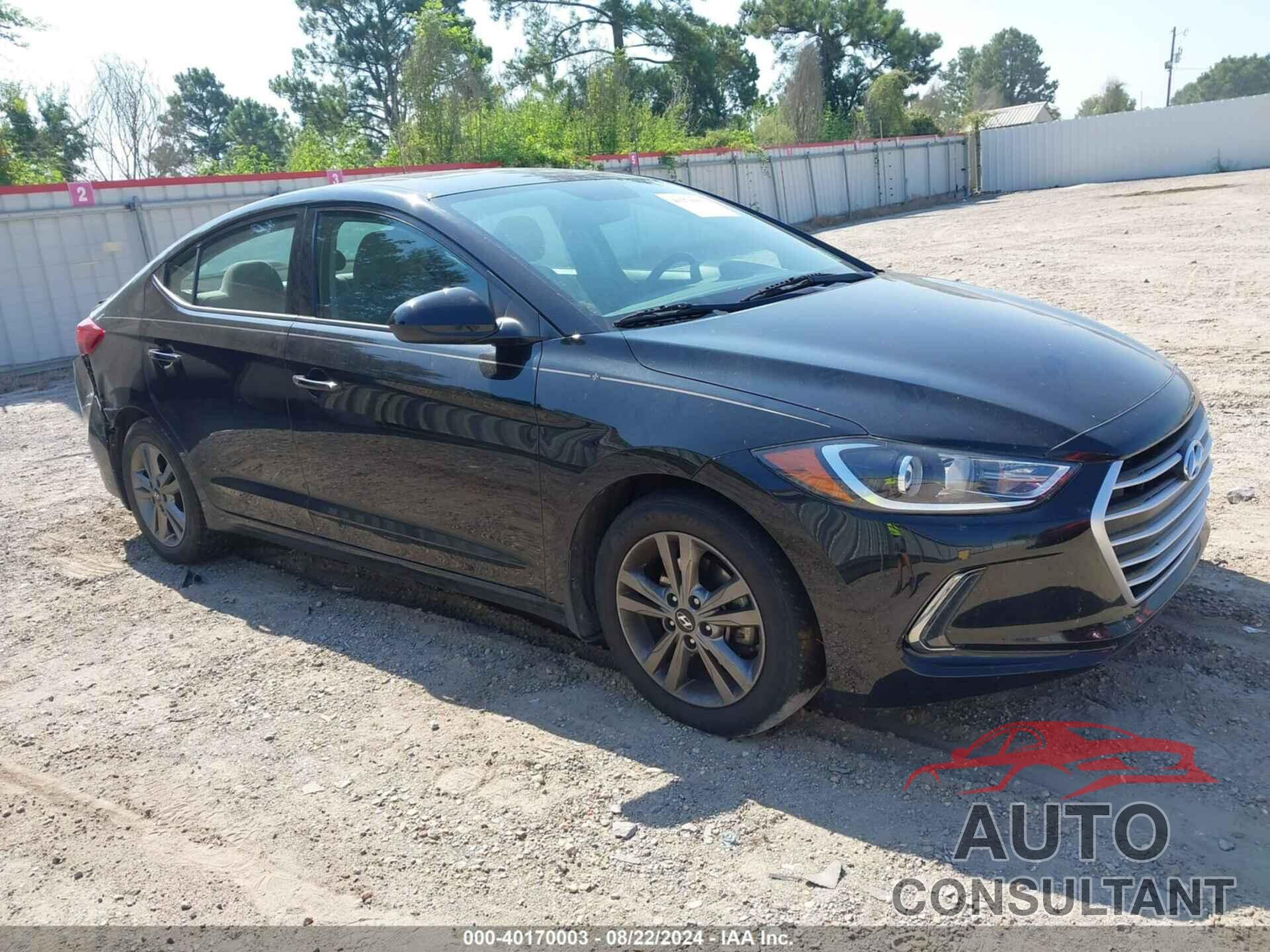 HYUNDAI ELANTRA 2018 - 5NPD84LF9JH229279